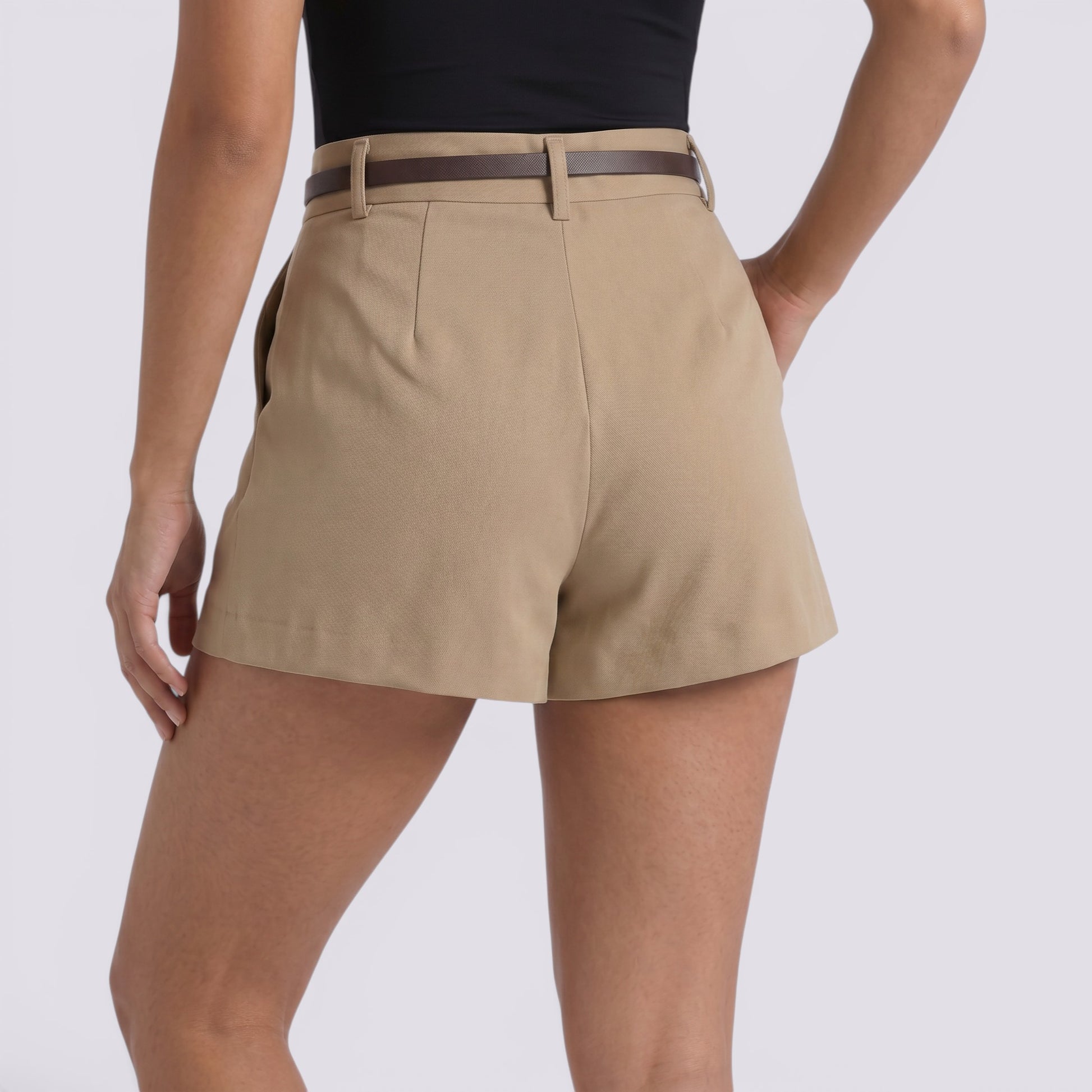 Pantalones Cortos Mujer Cintura Alta