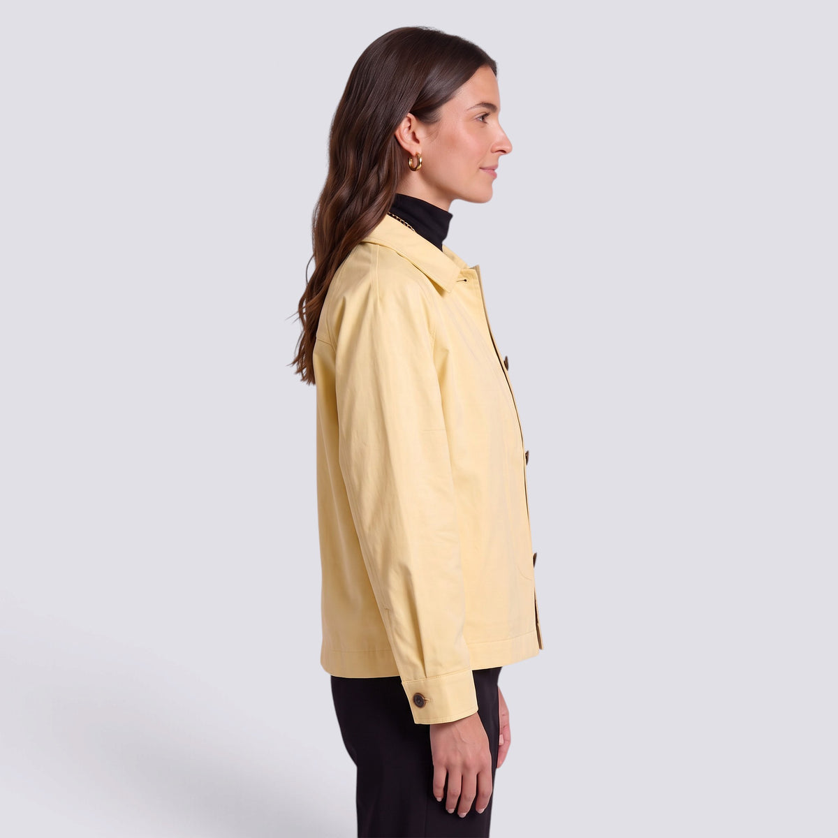 Gabardina Mujer Corte Holgado Midi