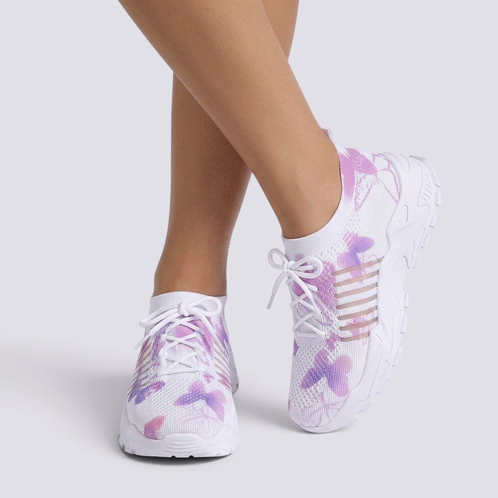 Zapatillas Mujer Casual con Mariposa