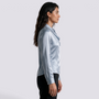 Blusa Mujer Cuello Solapa Manga Larga - Azul Side