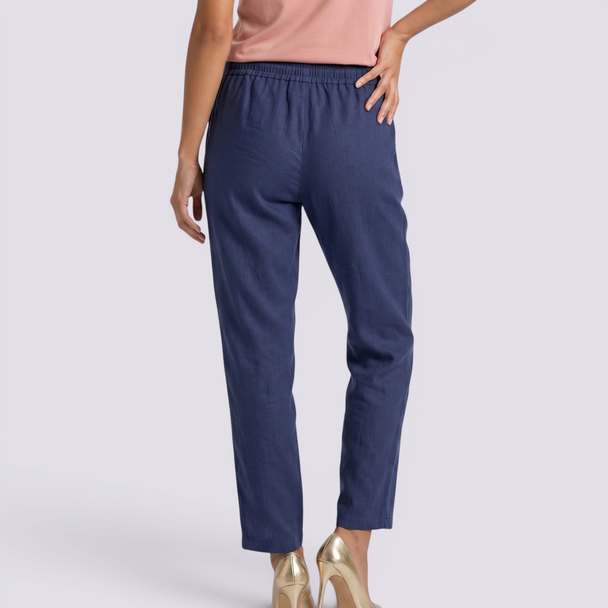 Pantalón Casual Mujer Cintura Elástica