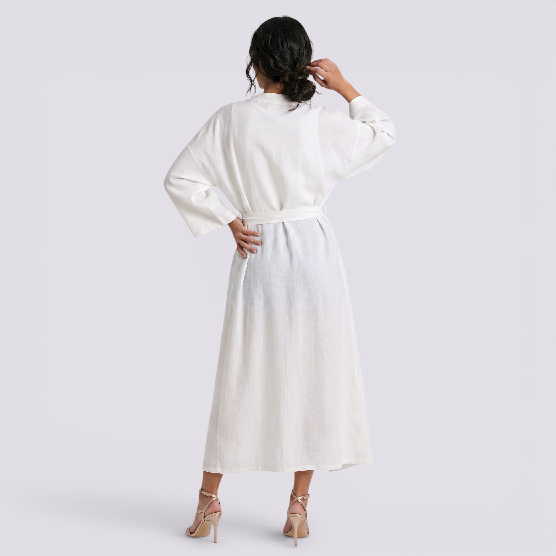 Kimono Playero Mujer con Cinturón