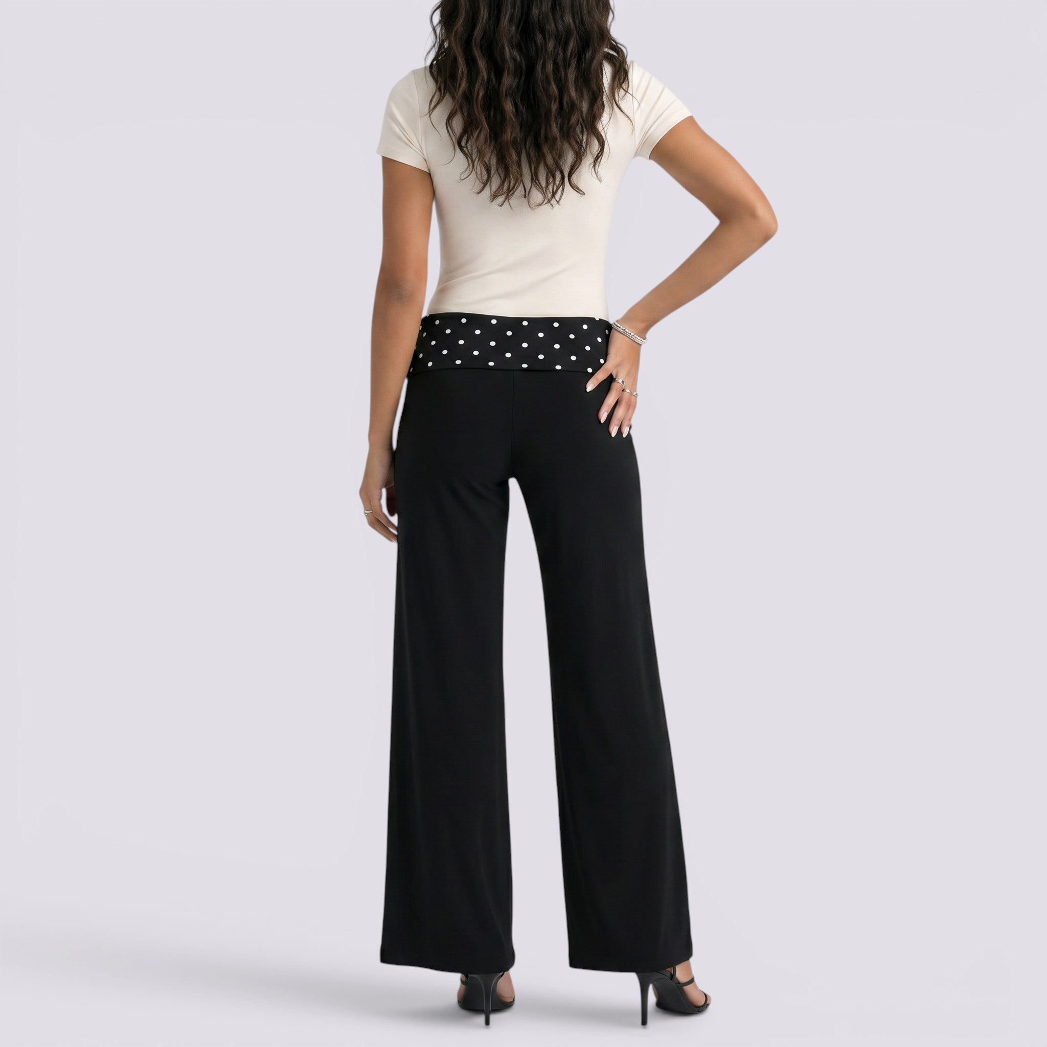 Pantalón Ancho Mujer Casual