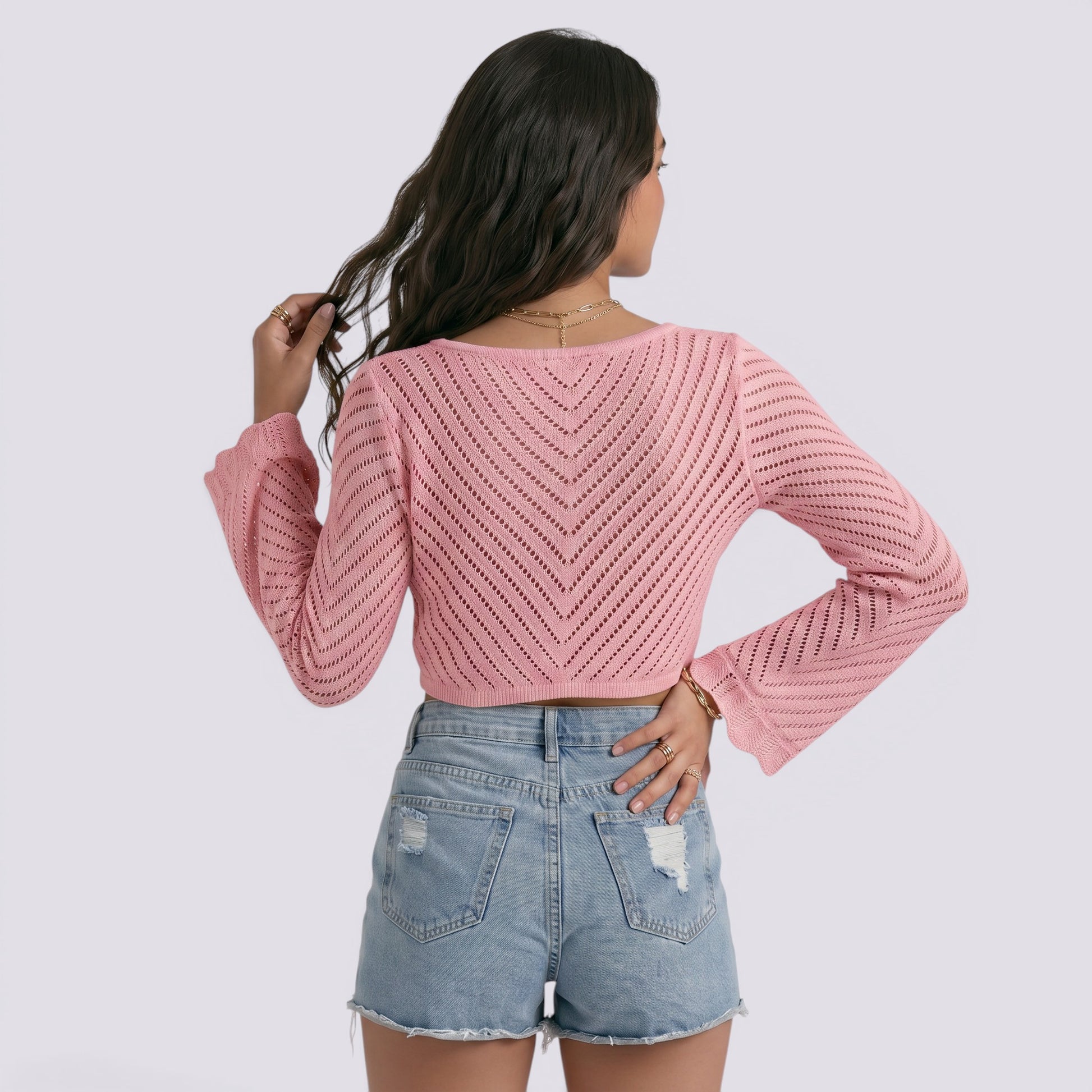 Chaqueta de Punto Mujer Corta