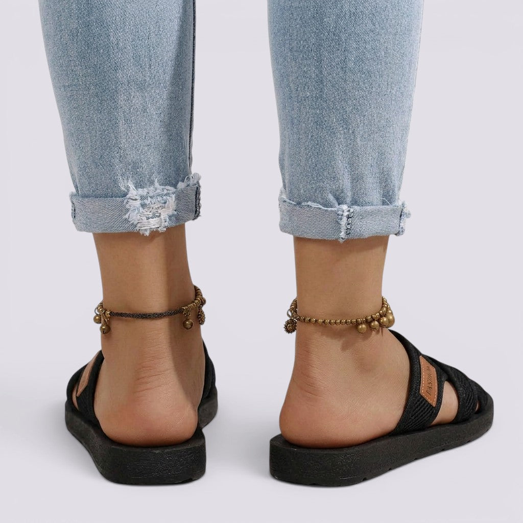 Sandalias Mujer Planas Transpirables Cómodas Verano