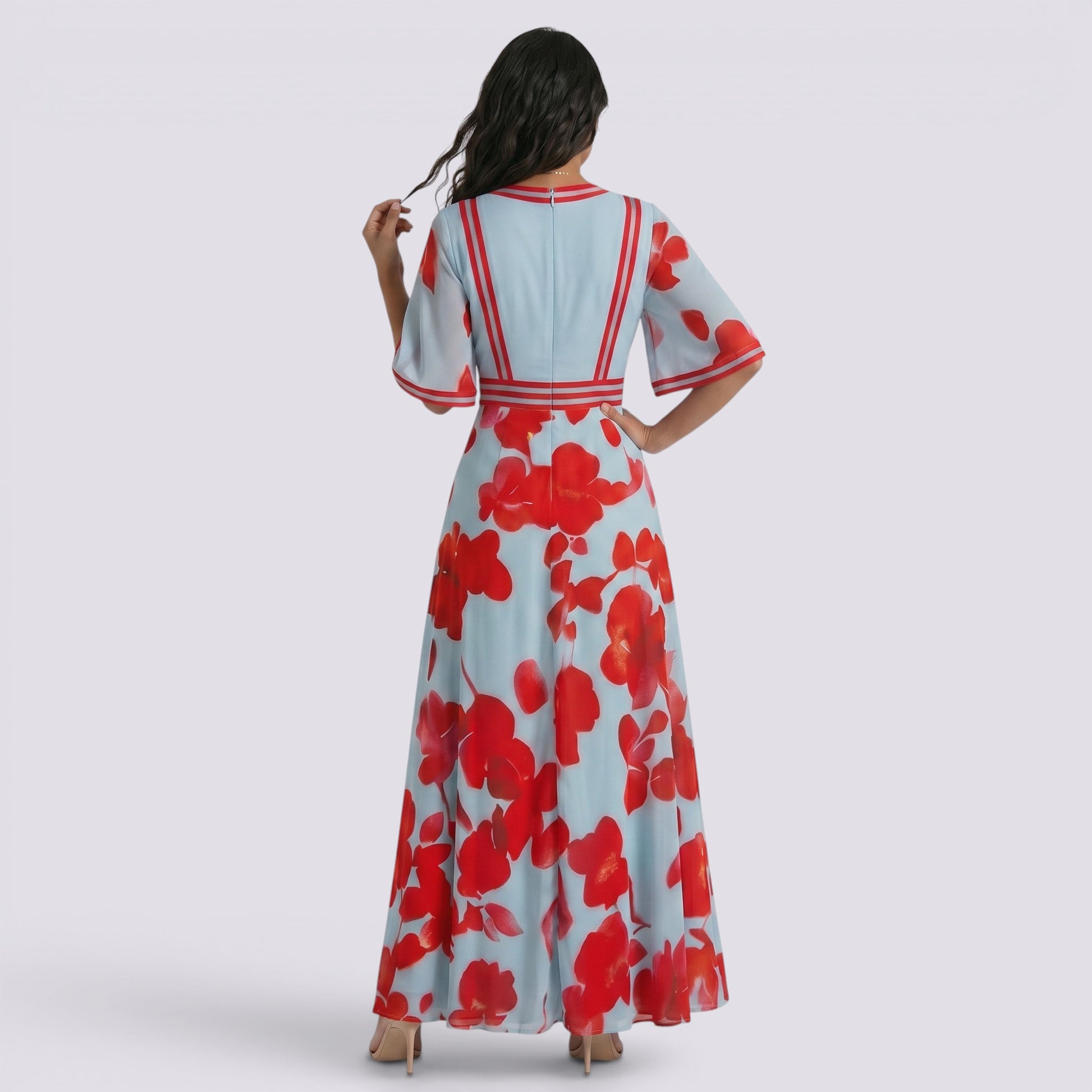 Vestido Largo Maxi Mujer Estampado Verano Boho