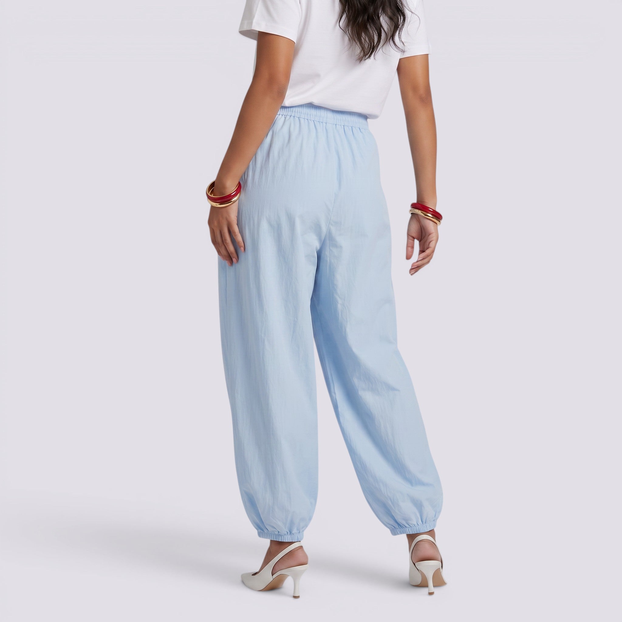 Pantalón Ancho Mujer Algodón Casual