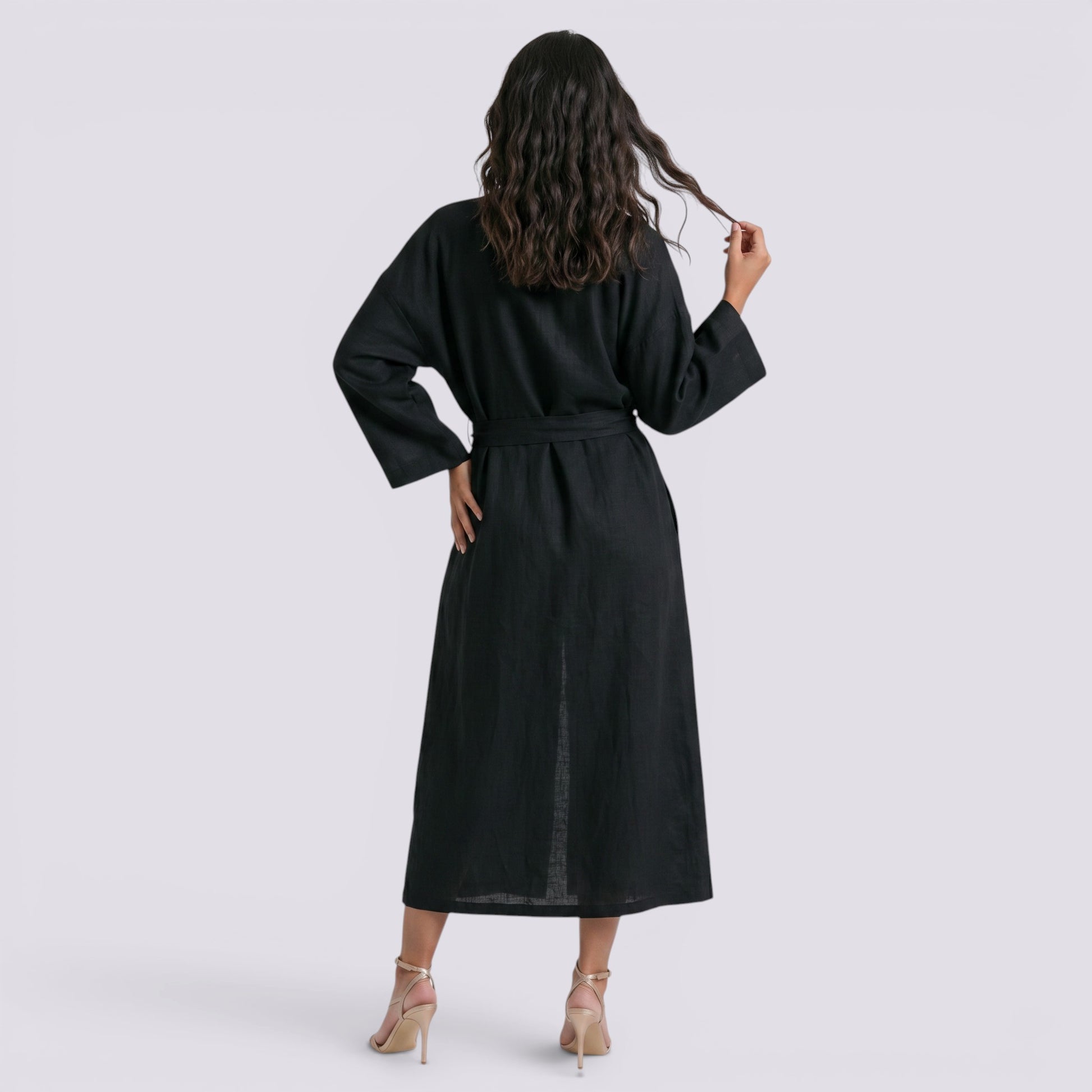 Kimono Playero Mujer con Cinturón