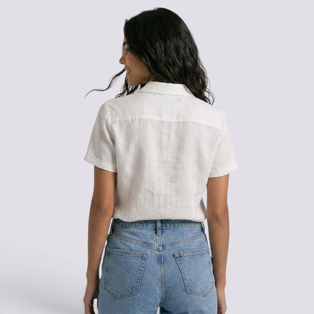 Camisa Mujer Lino Elegante
