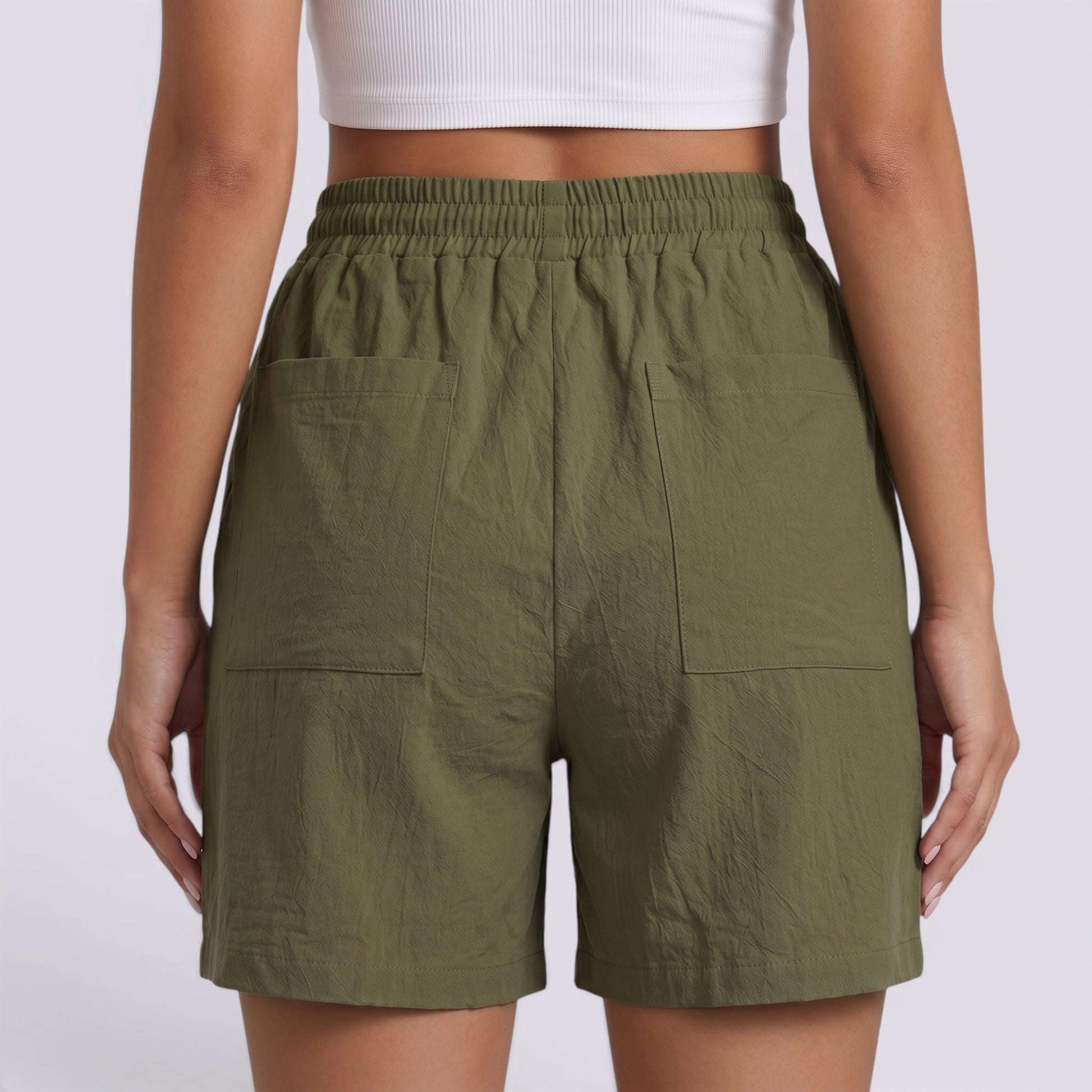 Pantalones Cortos Mujer Verano Lino