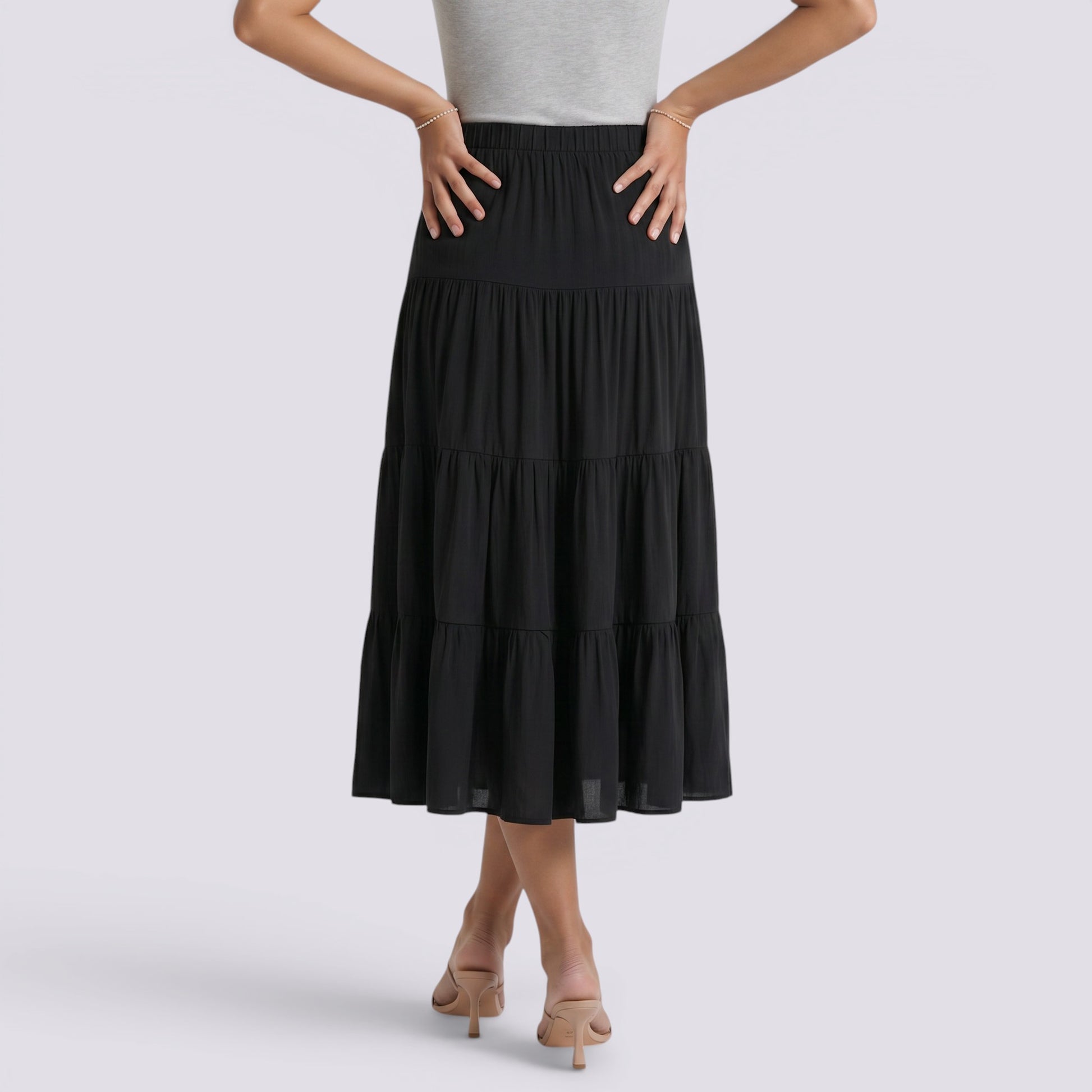 Falda Mujer Plisada Verano