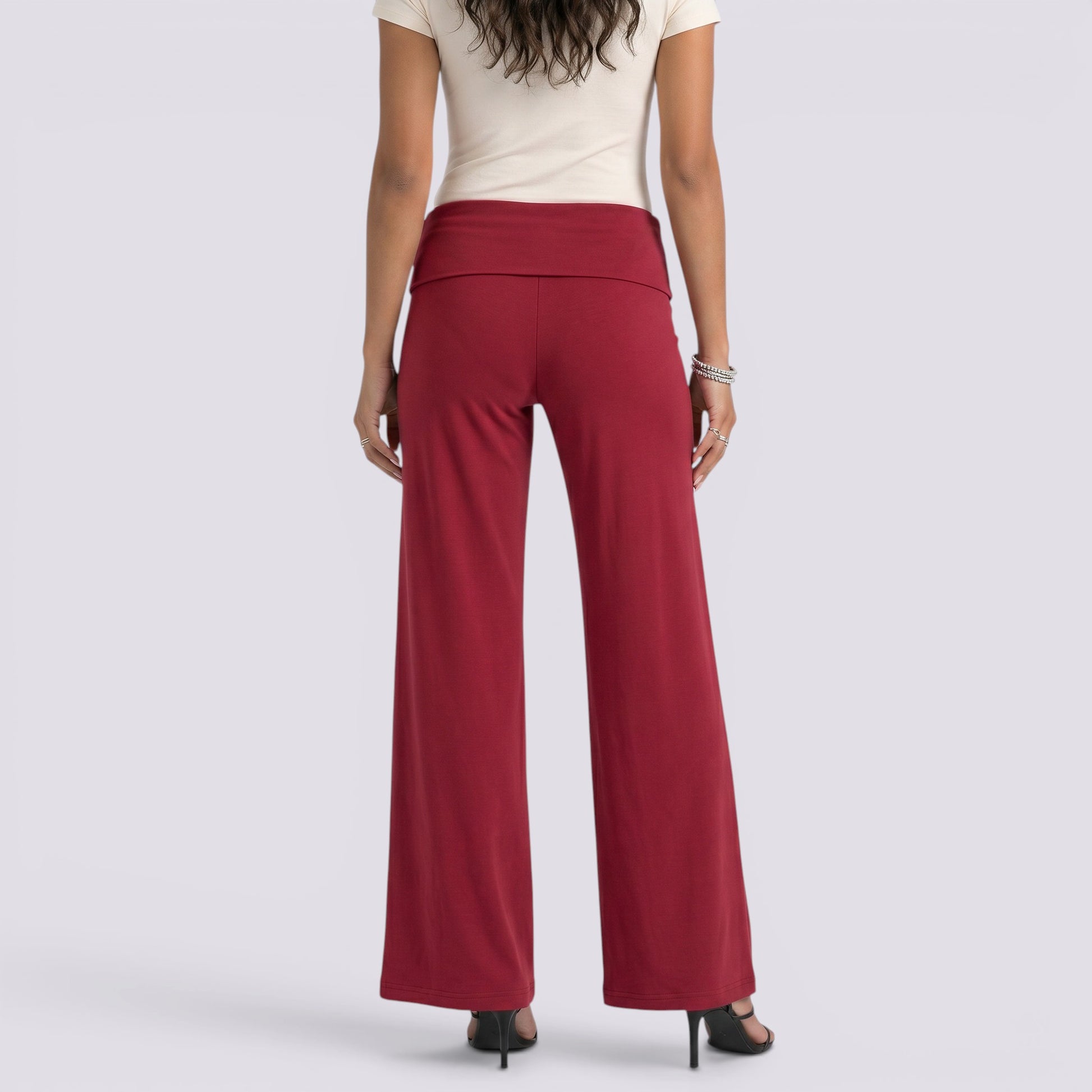 Pantalón Ancho Mujer Casual
