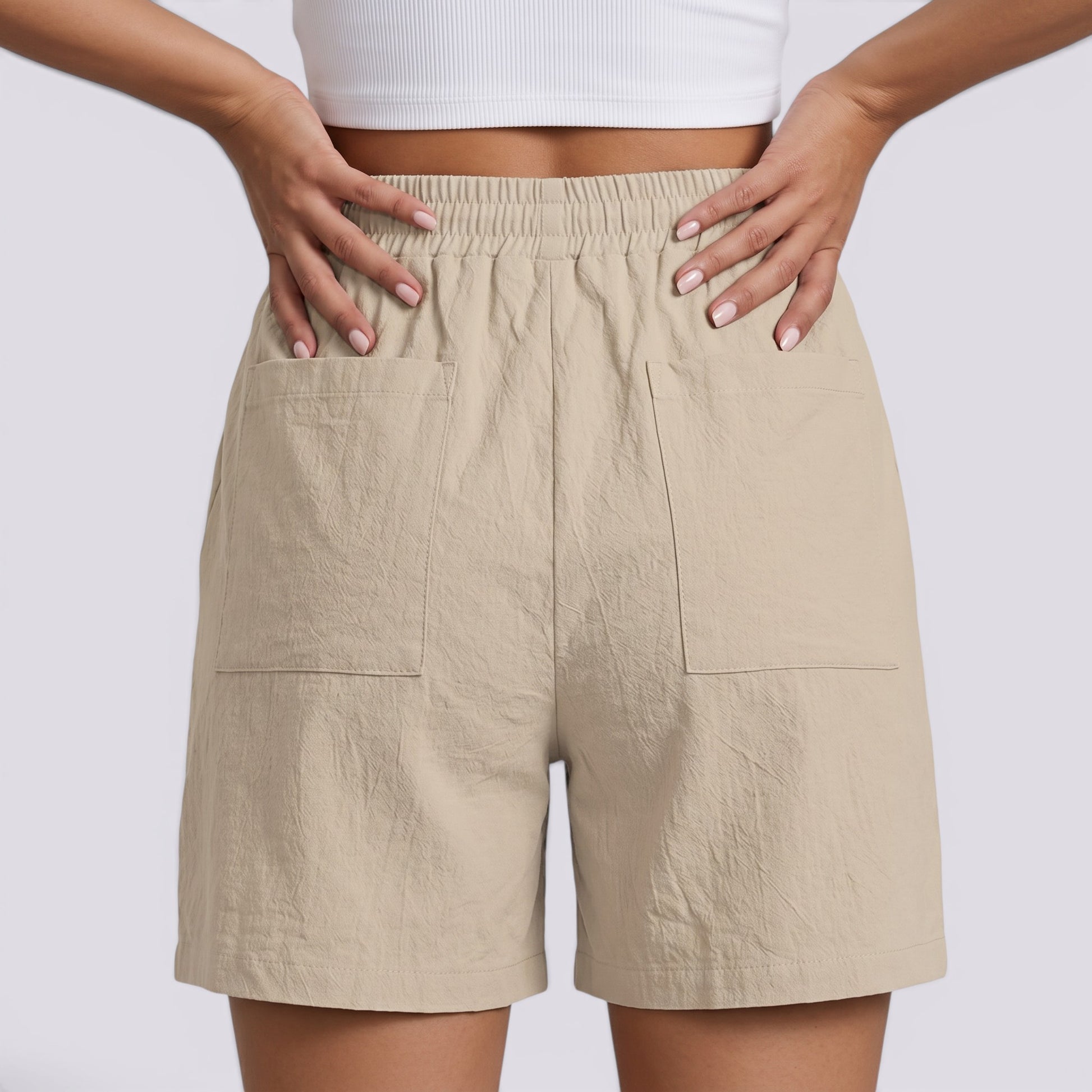 Pantalones Cortos Mujer Verano Lino