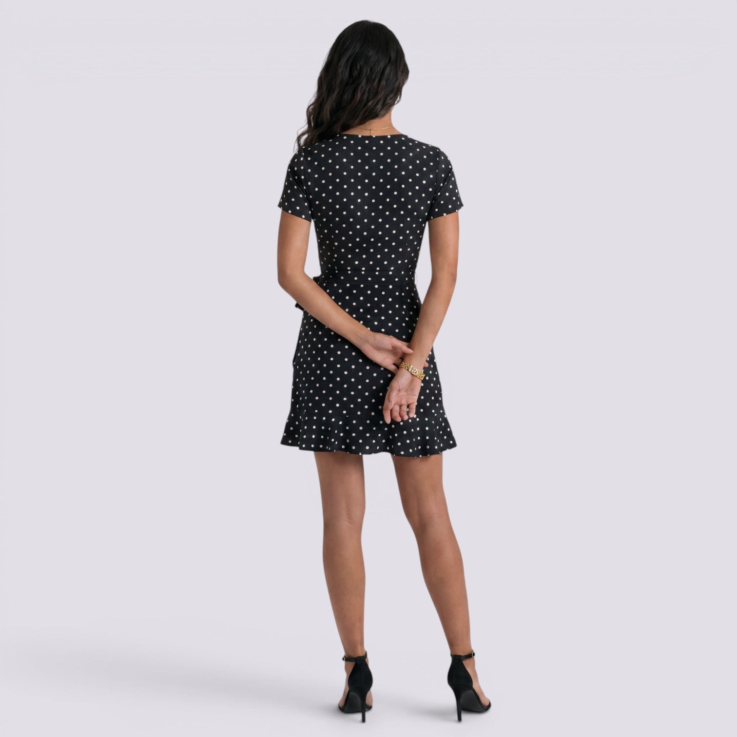 Vestido Corto Lunares Mujer