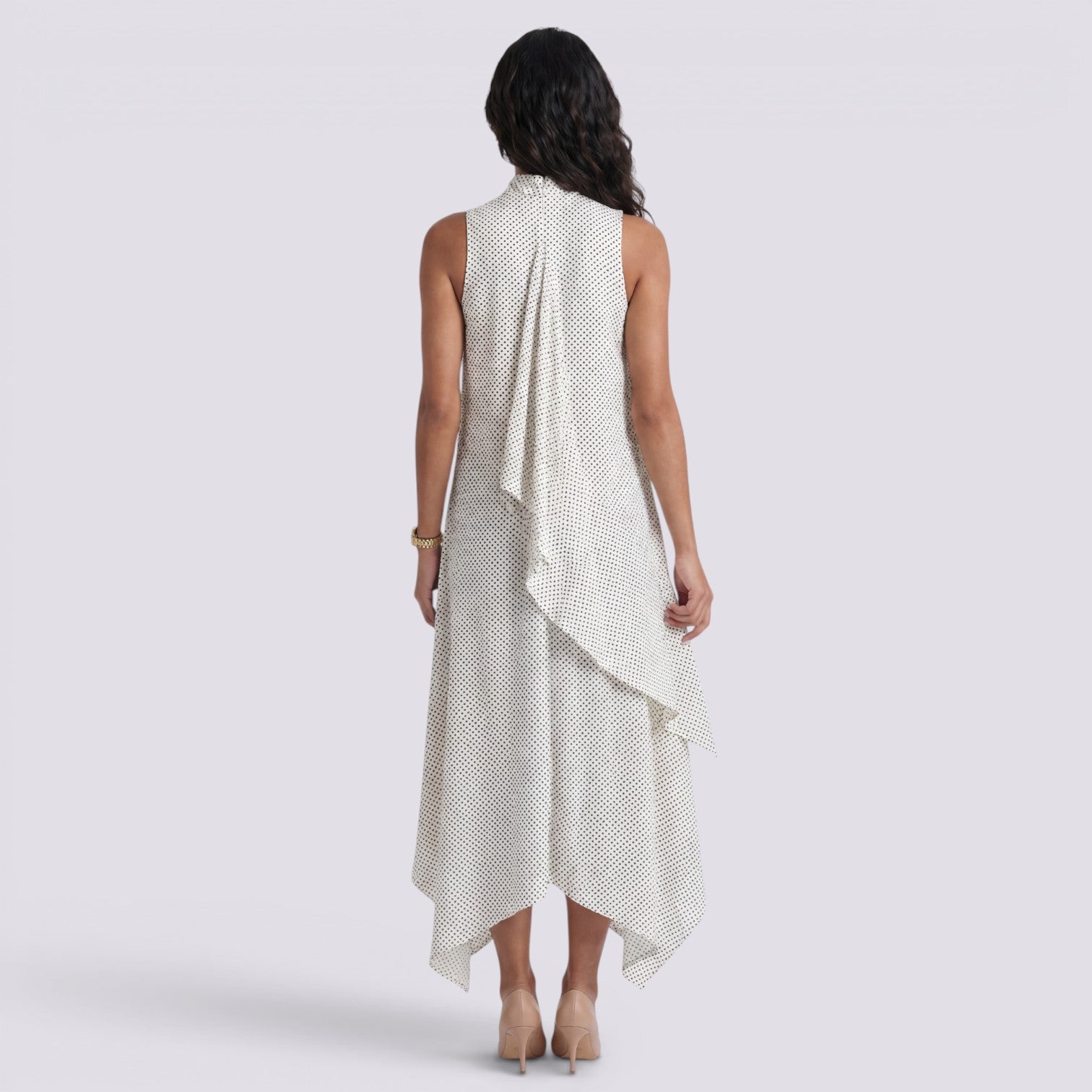 Vestido Midi Halter Mujer Verano Elegante