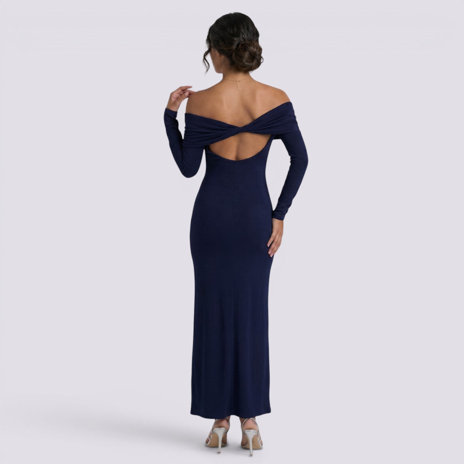 Vestido Midi Ajustado Mujer