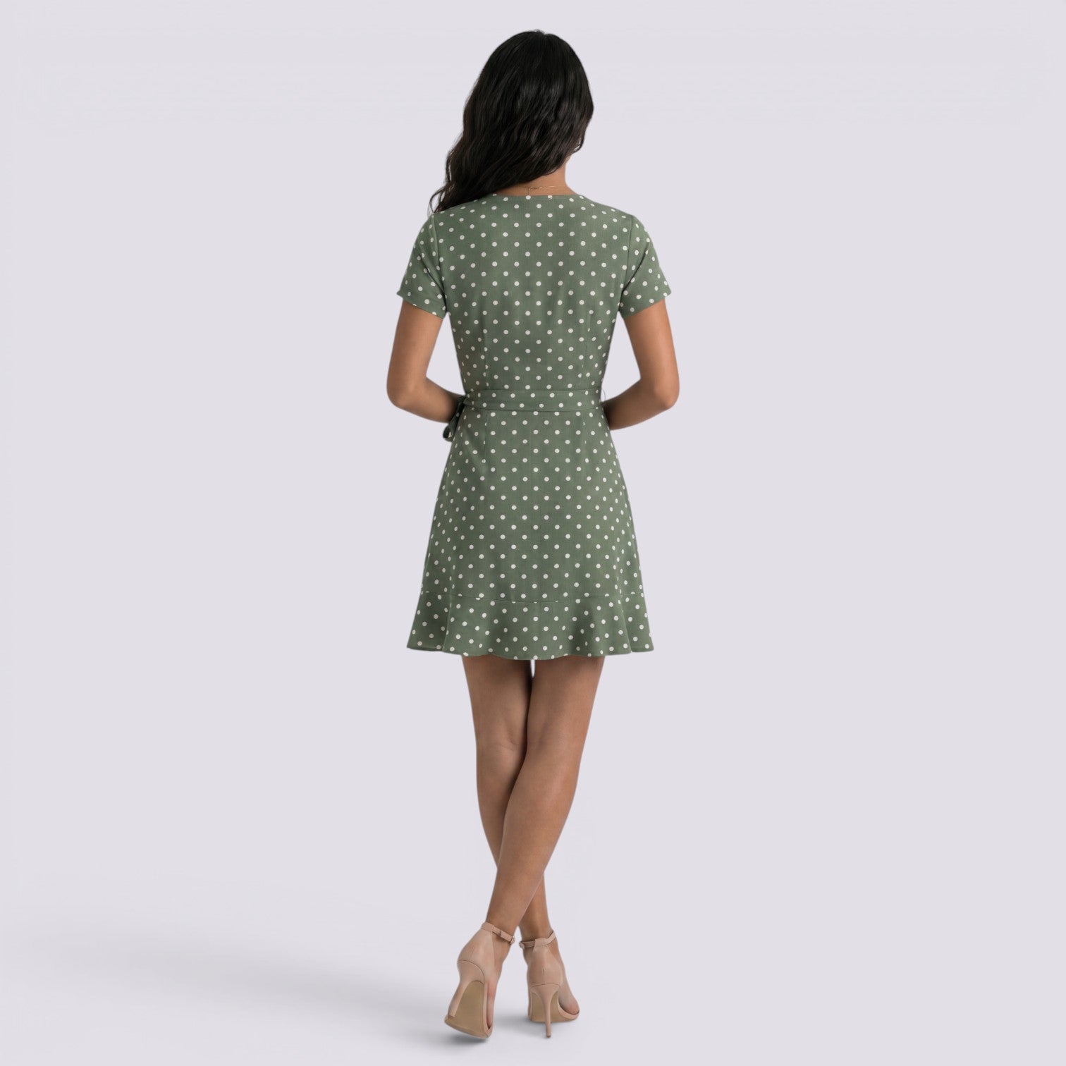Vestido Corto Lunares Mujer