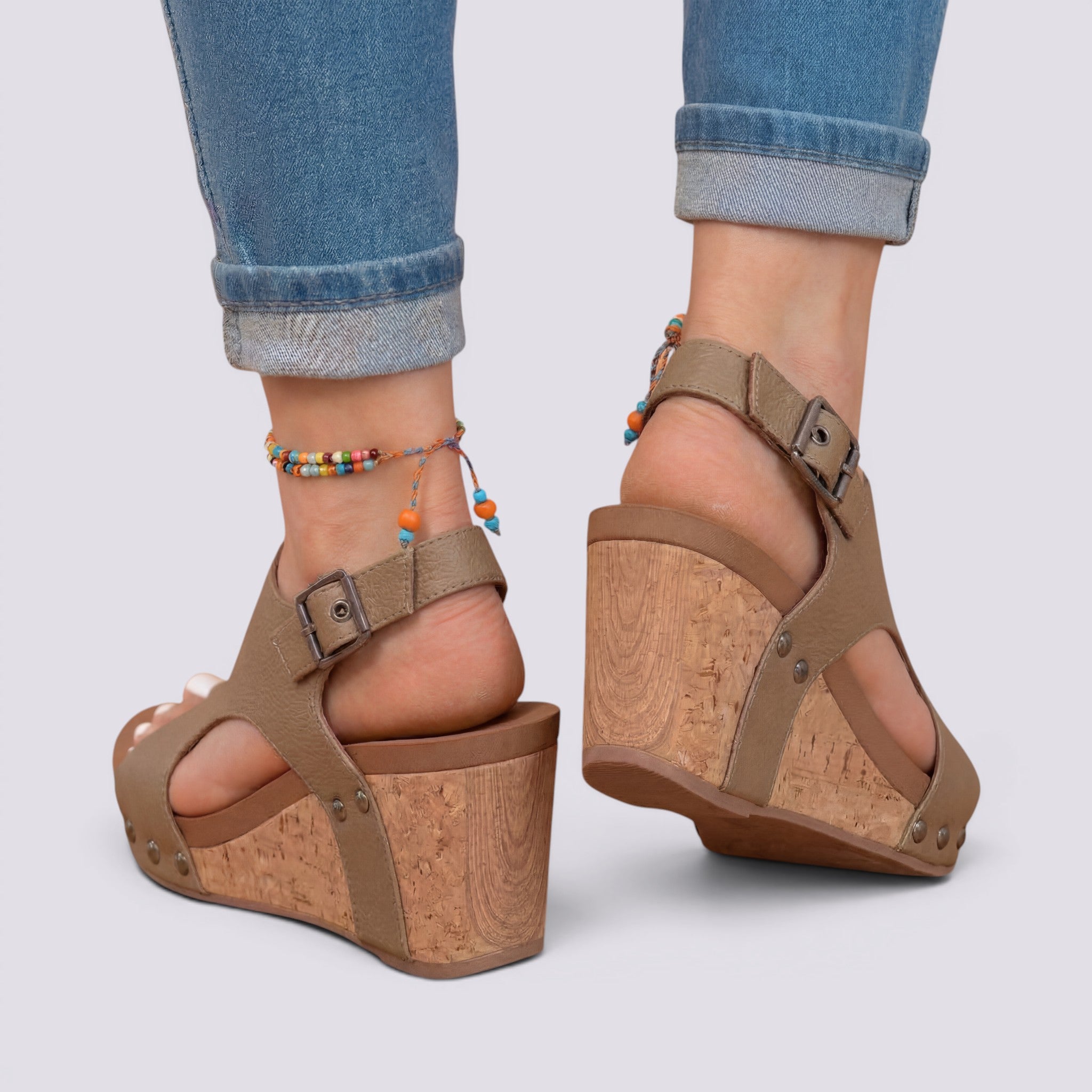 Sandalias Cuña Mujer Verano
