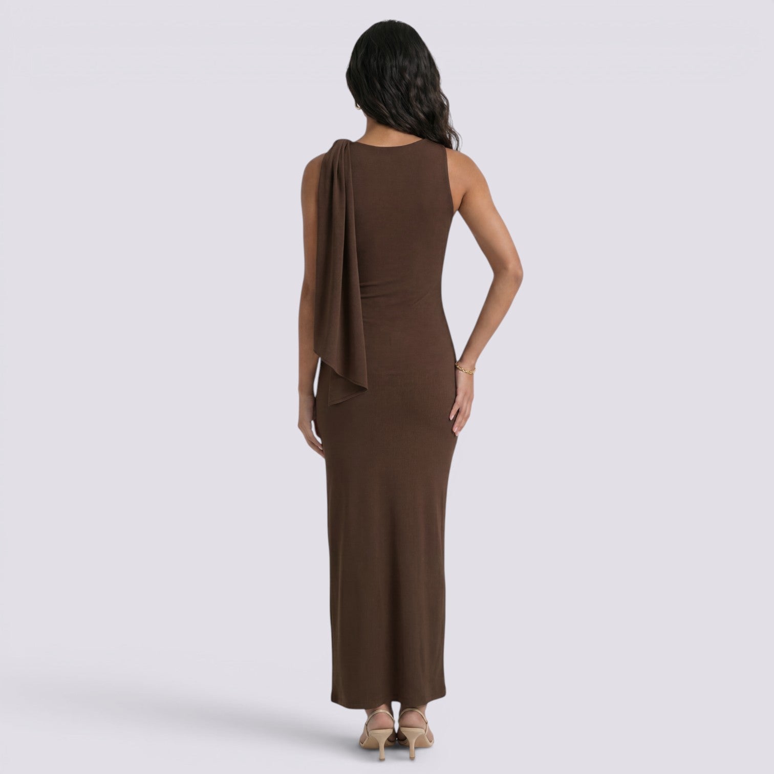 Vestido Largo Mujer Sin Mangas