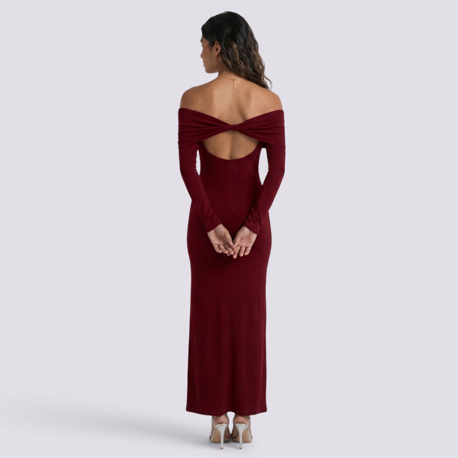 Vestido Midi Ajustado Mujer