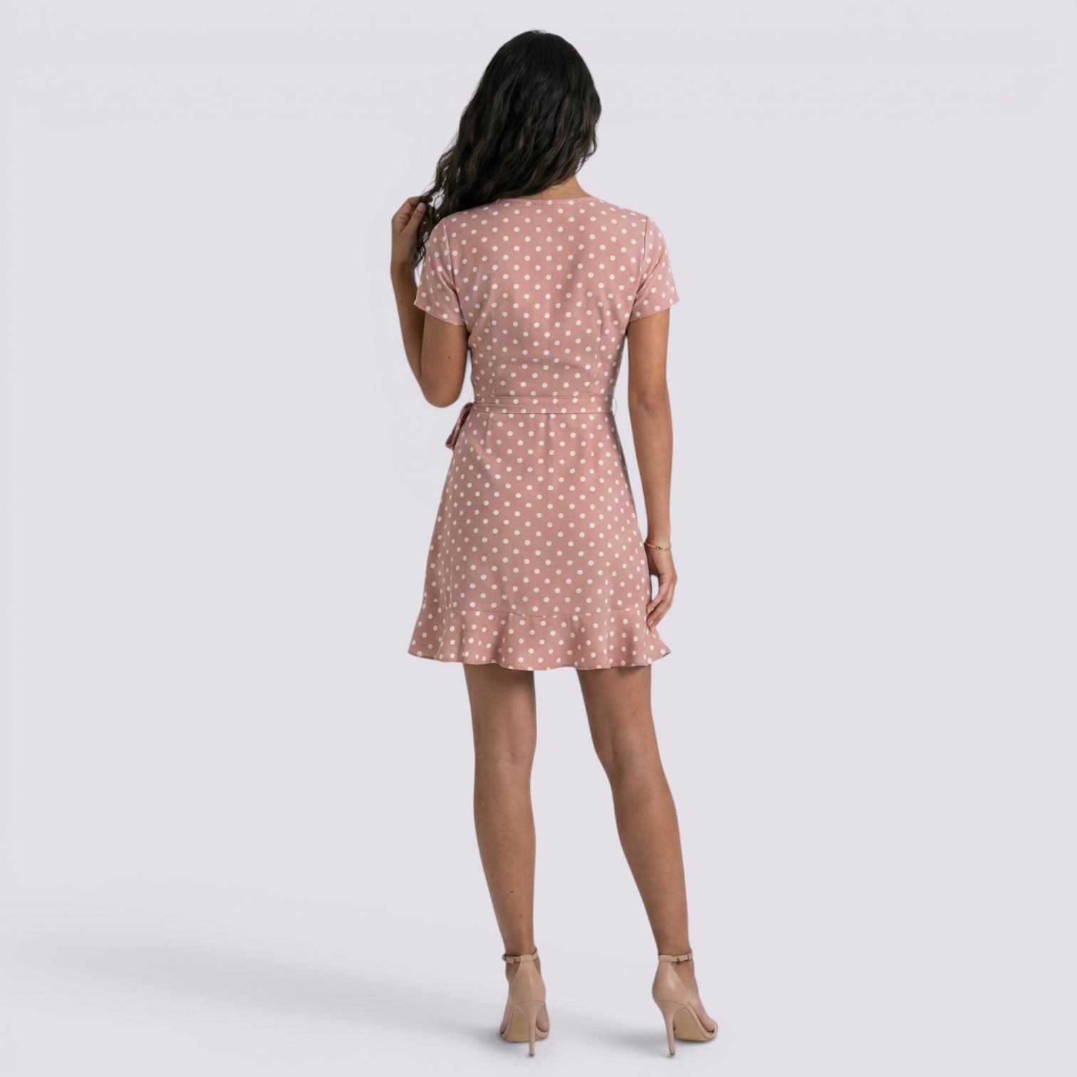 Vestido Corto Lunares Mujer