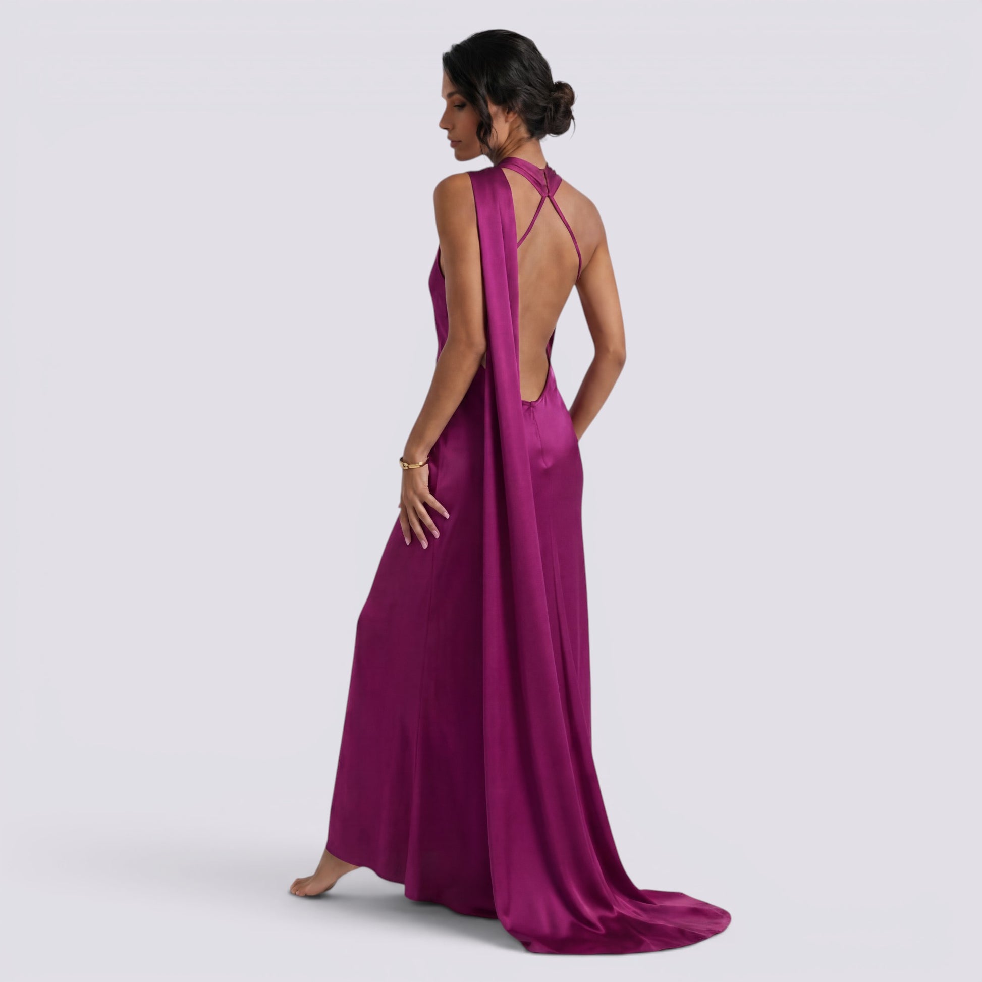 Vestido Largo Fiesta Mujer