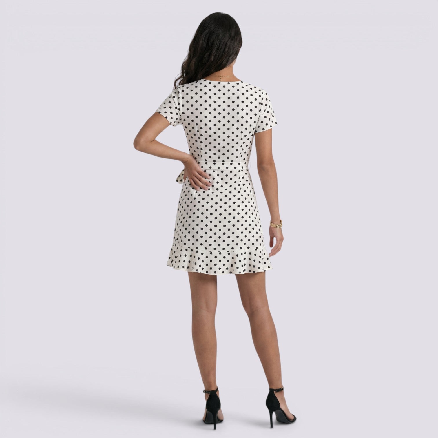 Vestido Corto Lunares Mujer