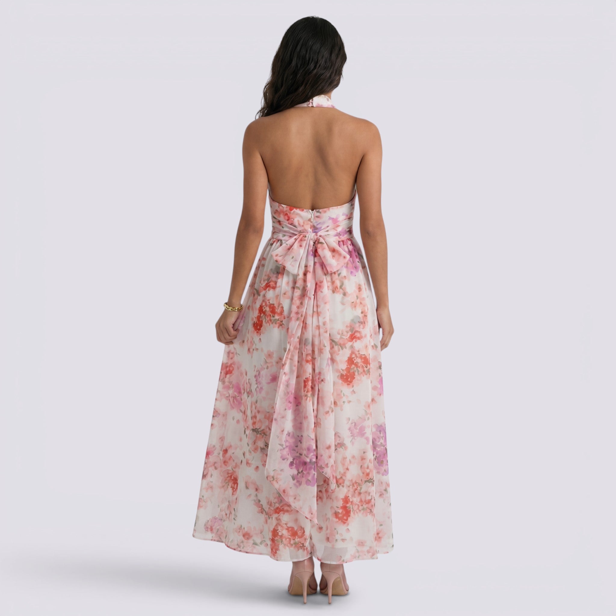 Vestido Largo Floral Mujer