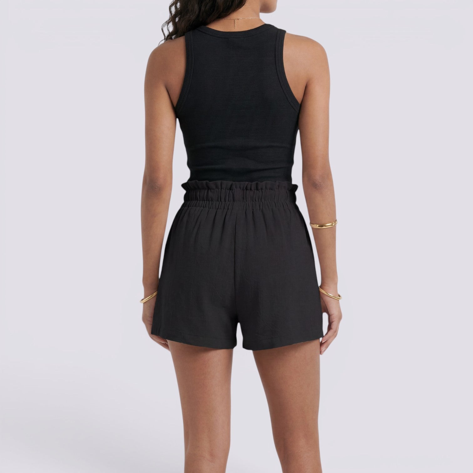 Pantalones Cortos Mujer Verano Cintura Elástica