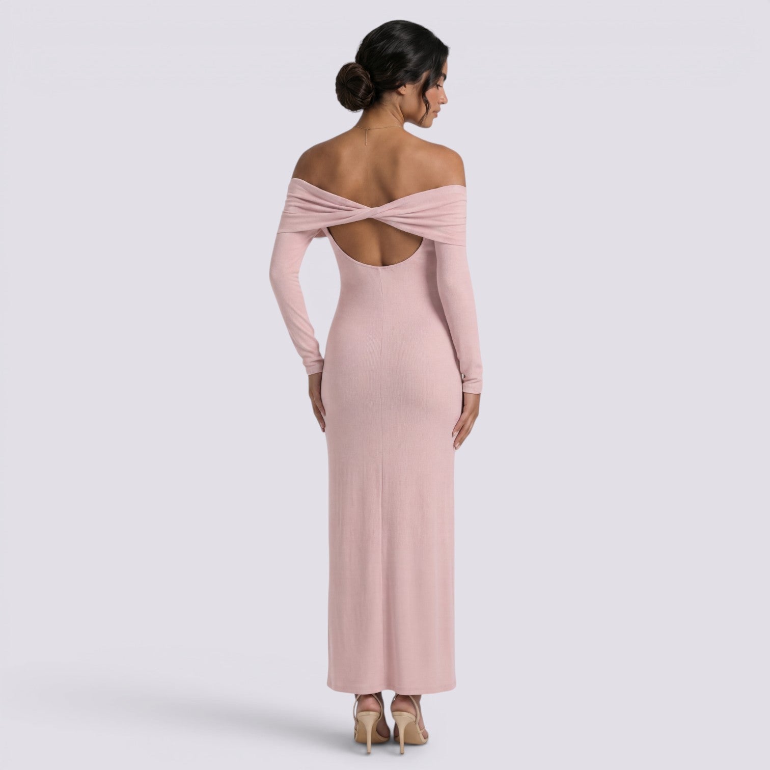 Vestido Midi Ajustado Mujer