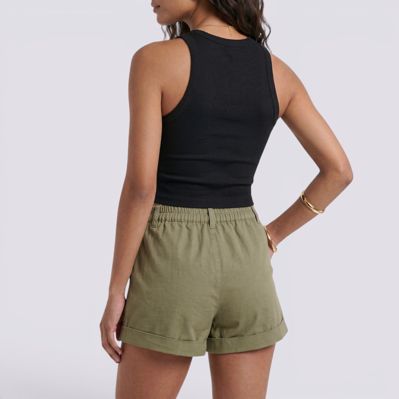 Pantalones Corto Mujer Verano Cintura Alta
