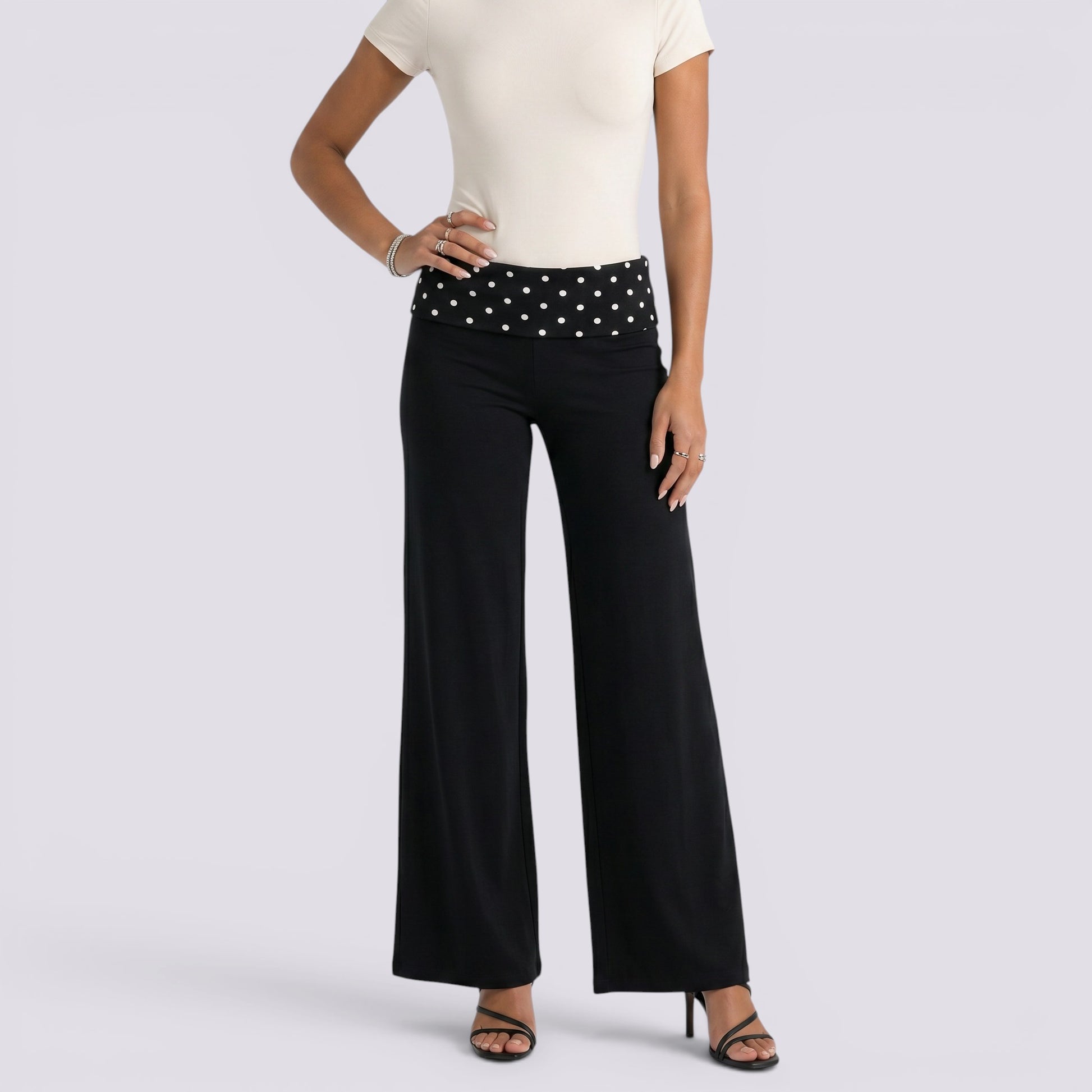 Pantalón Ancho Mujer Casual