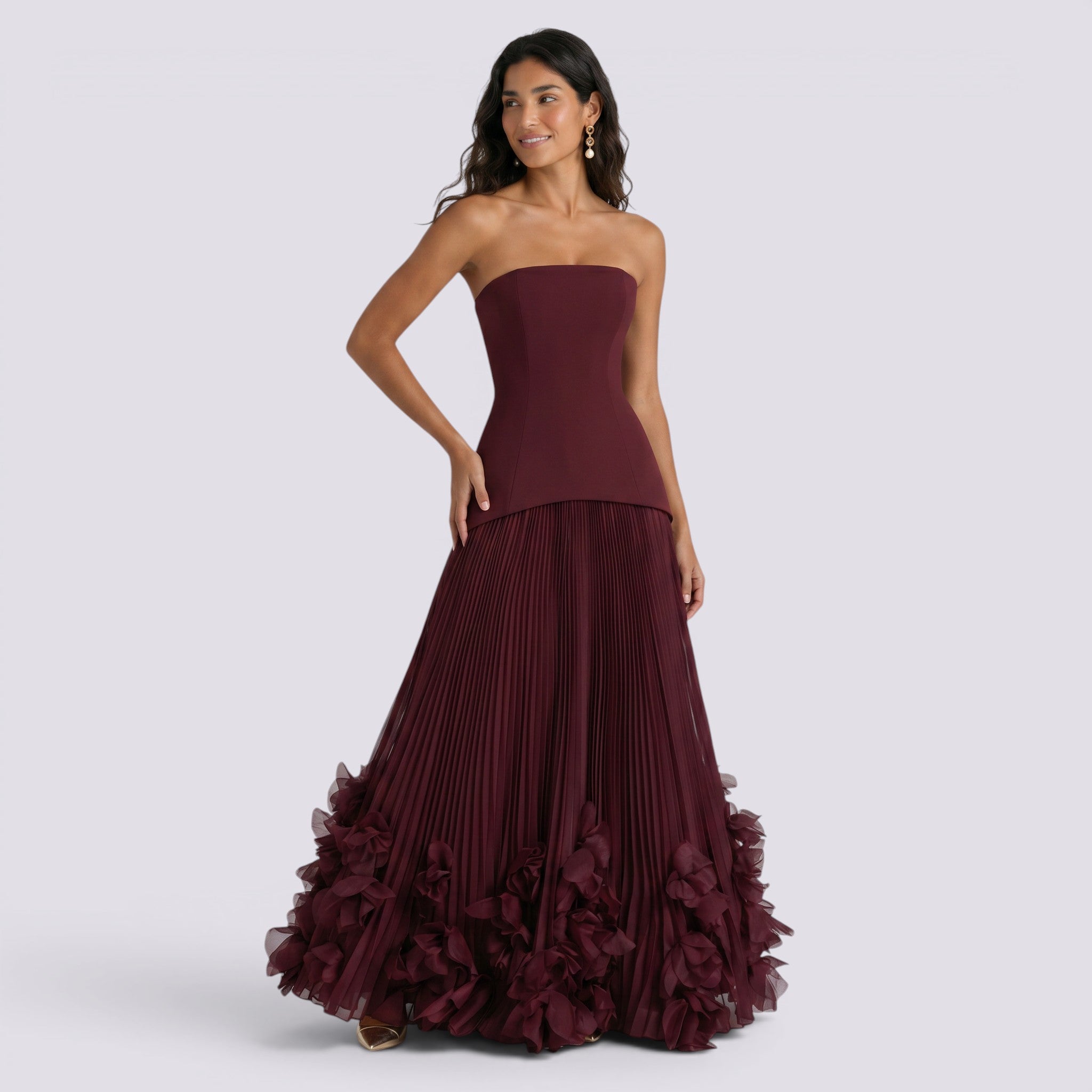 Vestido Largo Fiesta Mujer Elegante