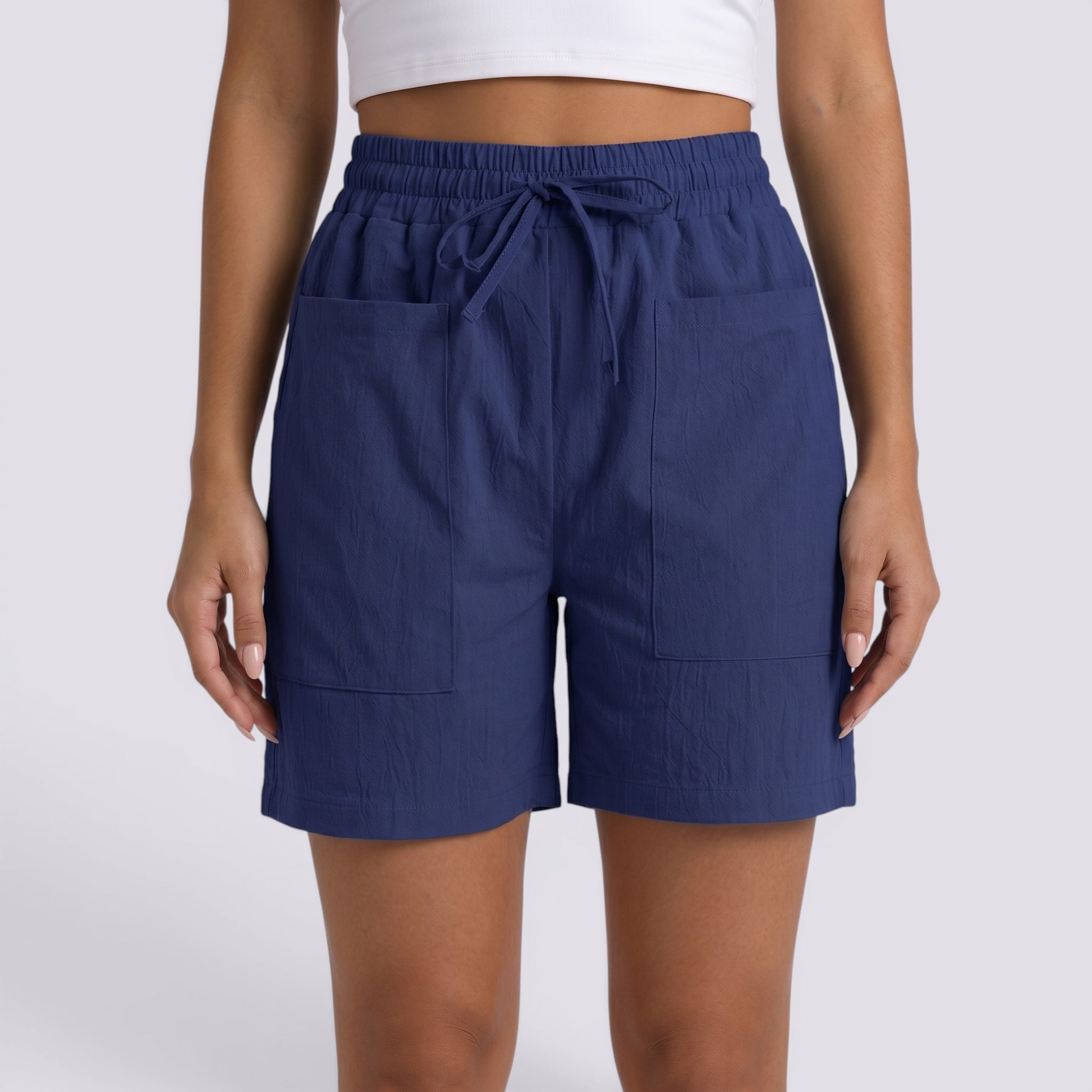 Pantalones Cortos Mujer Verano Lino