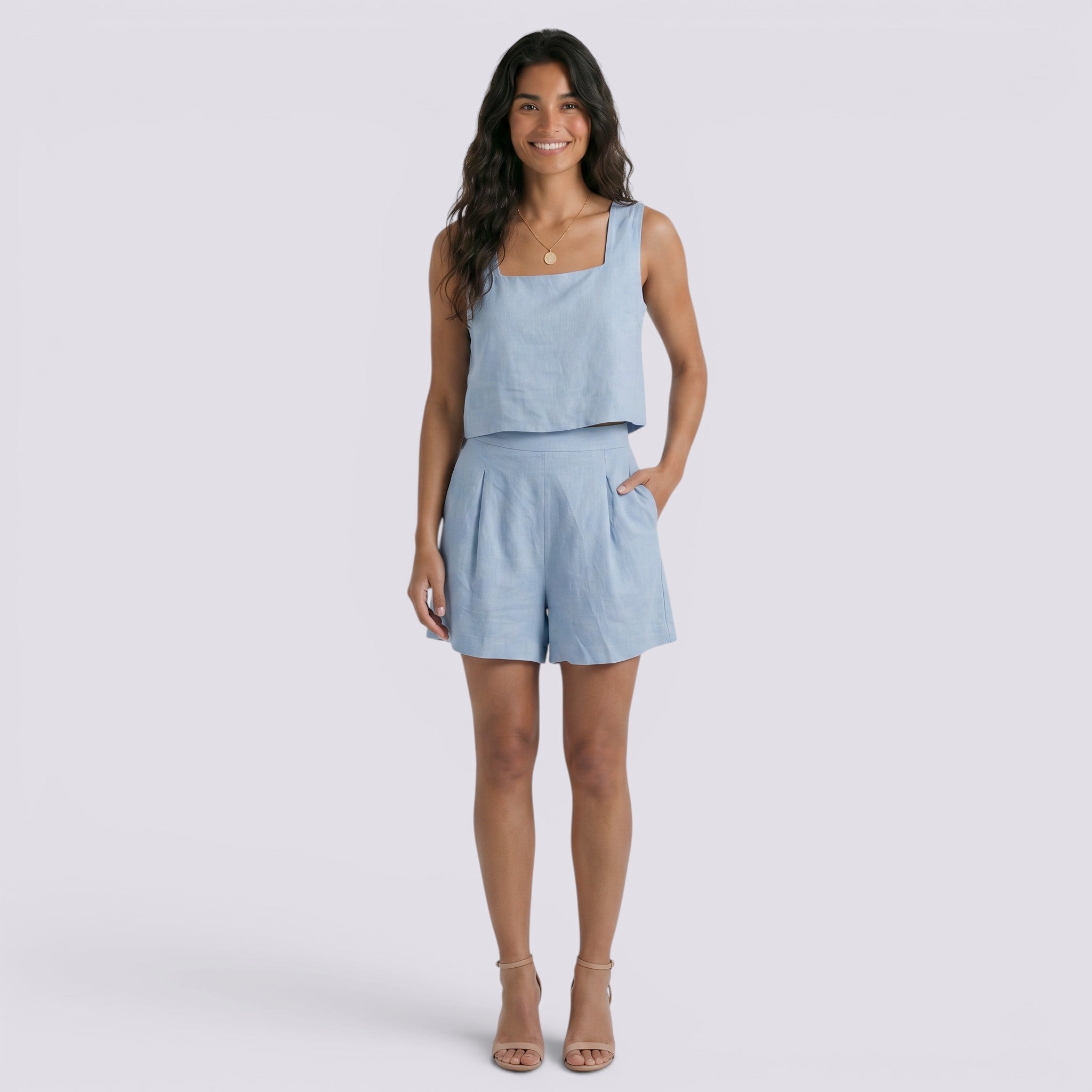 Conjunto Lino Mujer Verano Vacaciones