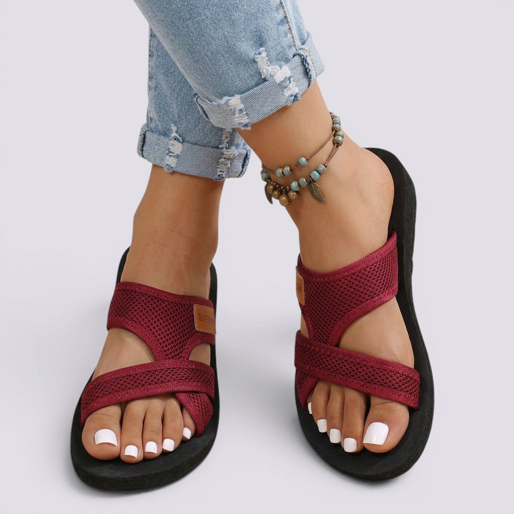 Sandalias Mujer Planas Transpirables Cómodas Verano