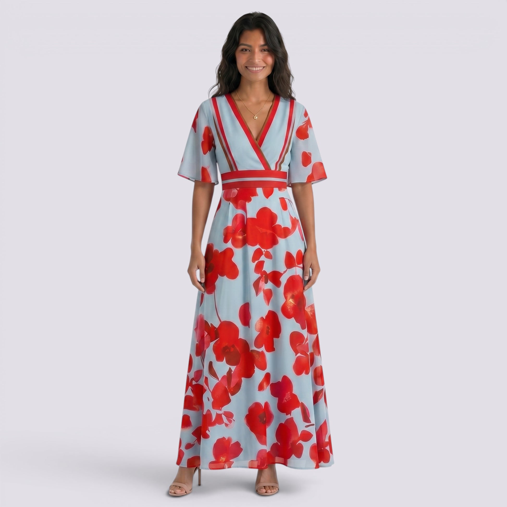 Vestido Largo Maxi Mujer Estampado Verano Boho