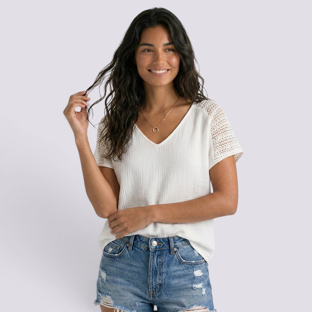 Top Crochet Mujer Verano