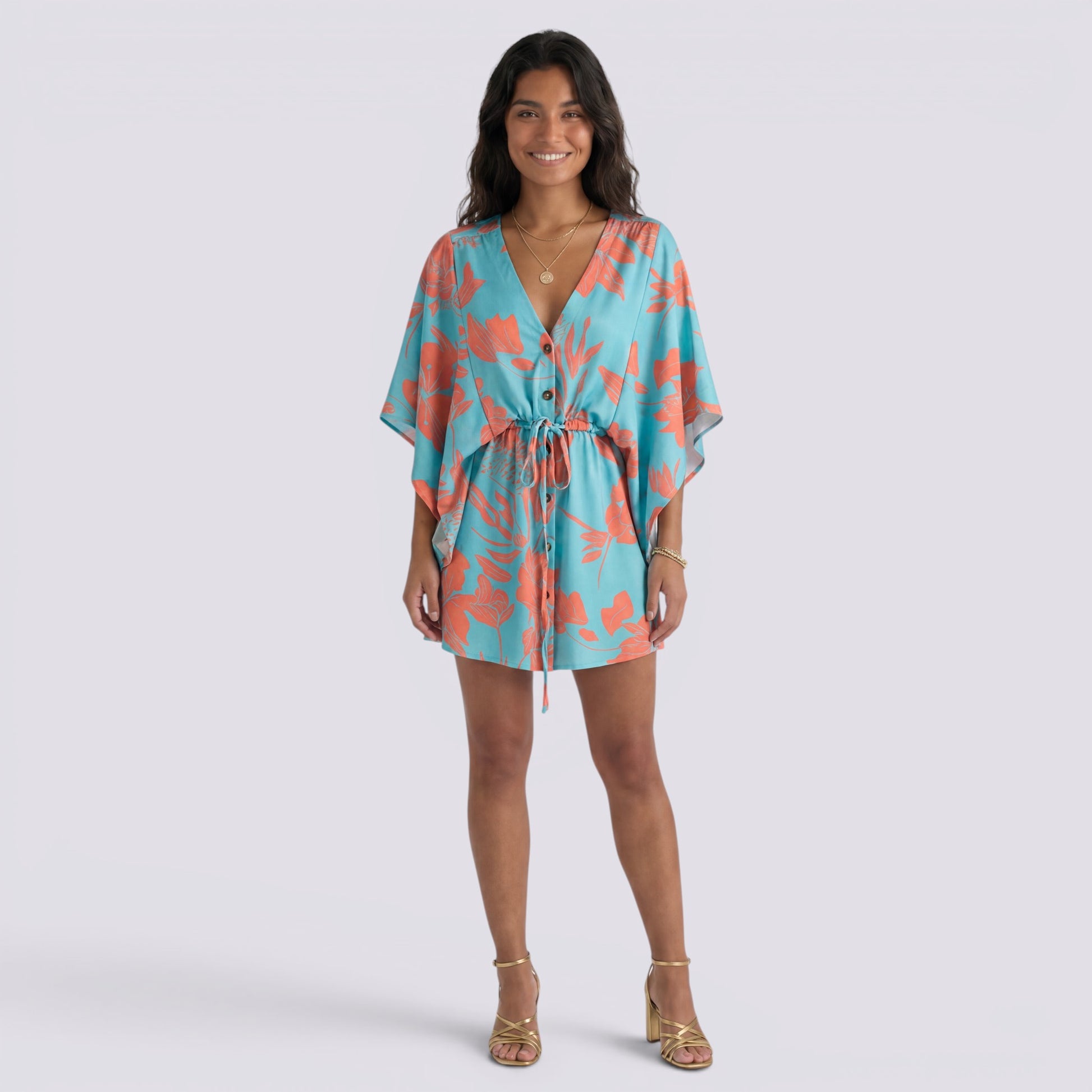 Vestido Floral Mujer Verano