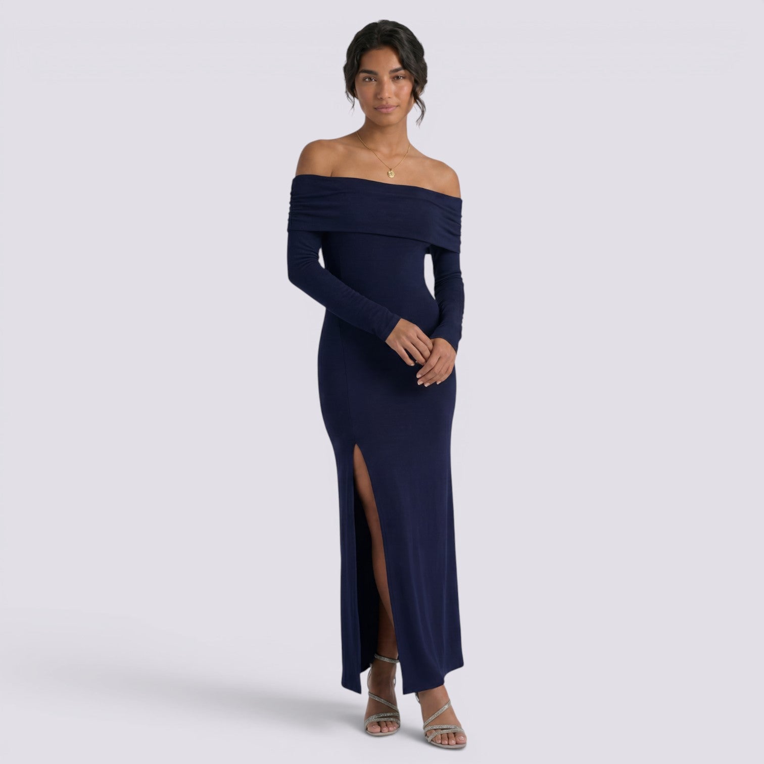 Vestido Midi Ajustado Mujer