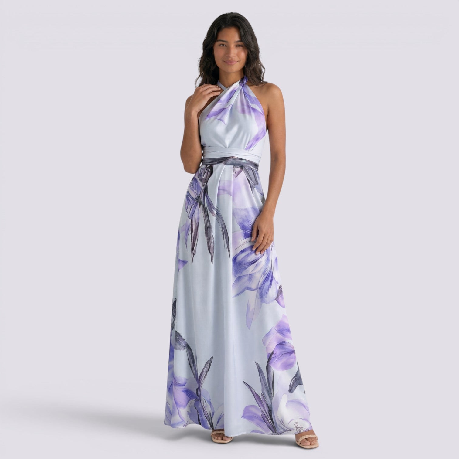 Vestido Largo Floral Mujer Verano
