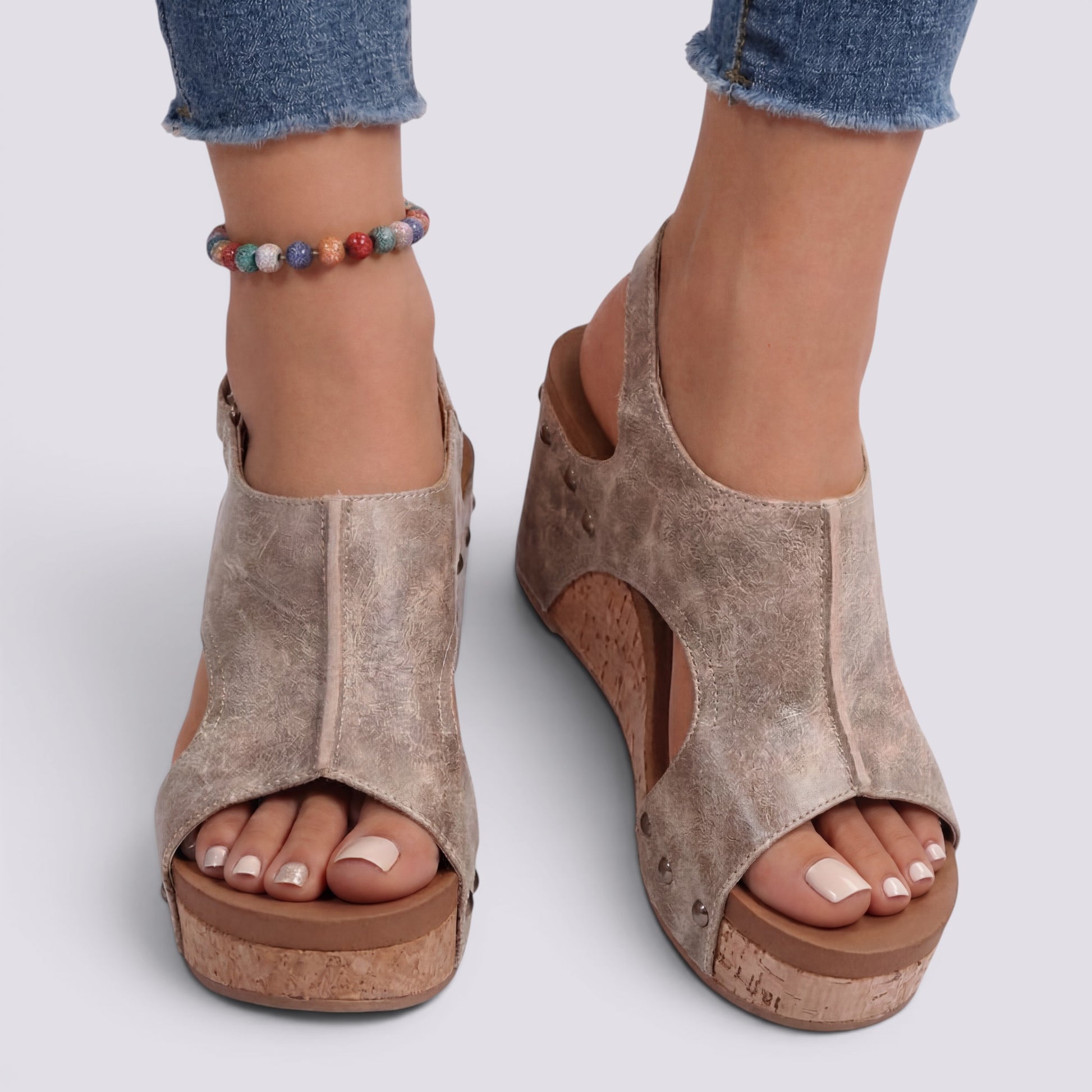 Sandalias Cuña Mujer Verano