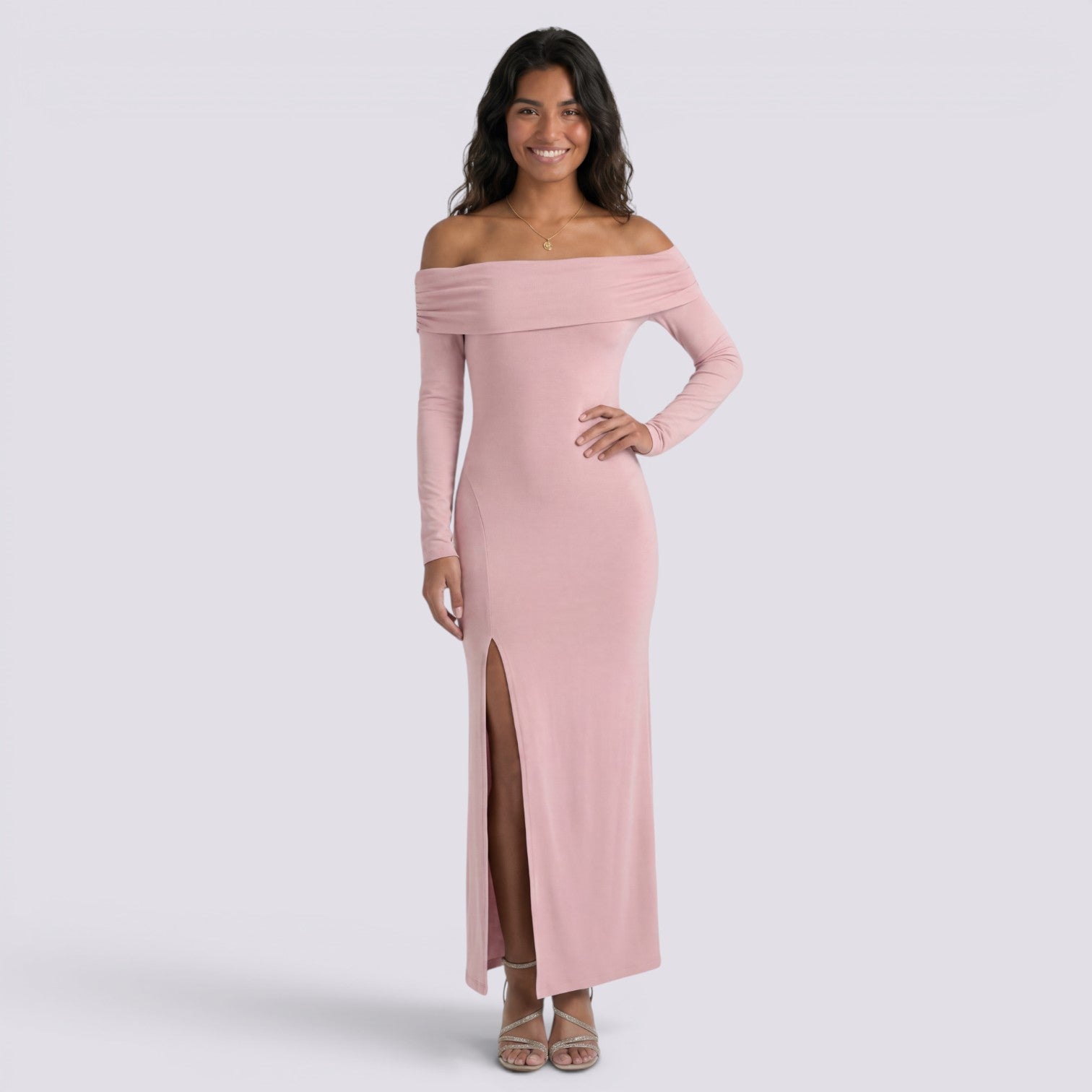 Vestido Midi Ajustado Mujer