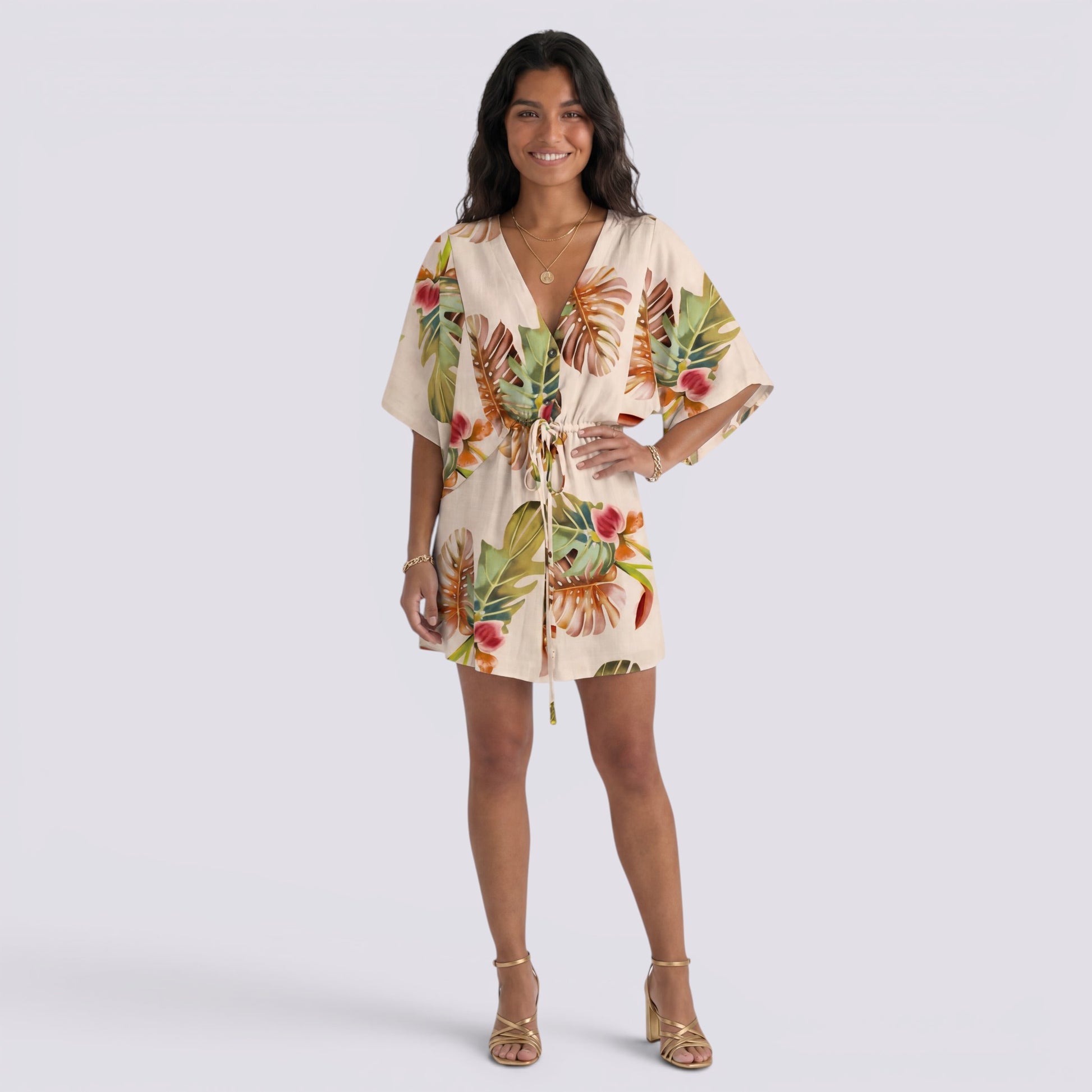 Vestido Floral Mujer Verano
