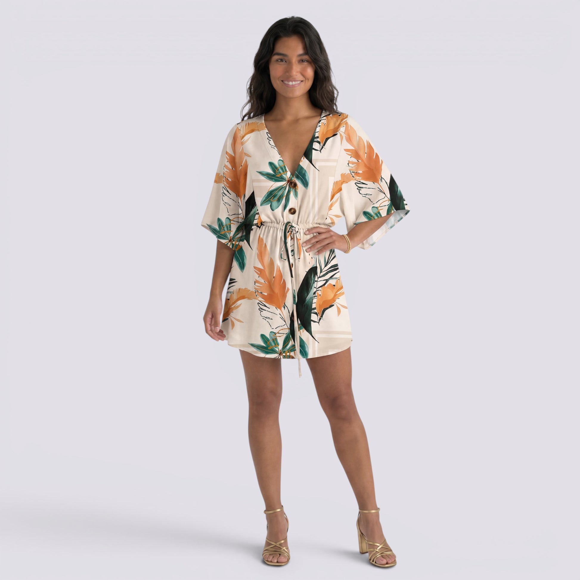 Vestido Floral Mujer Verano