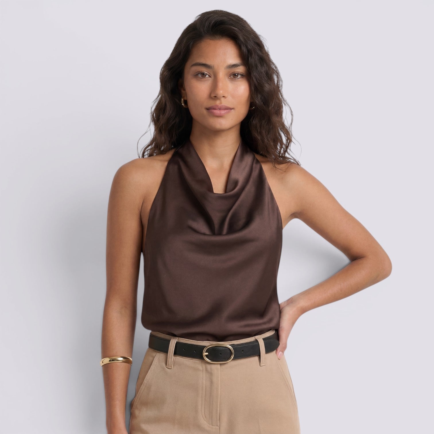 Camiseta Sin Mangas Mujer Elegante Verano