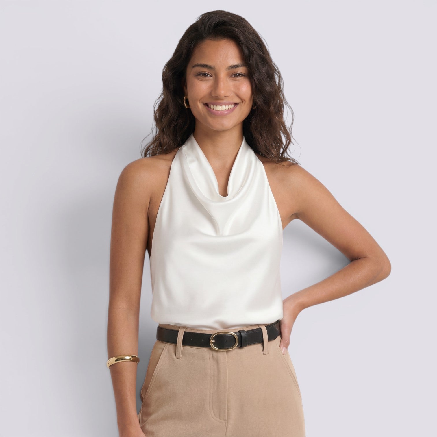 Camiseta Sin Mangas Mujer Elegante Verano