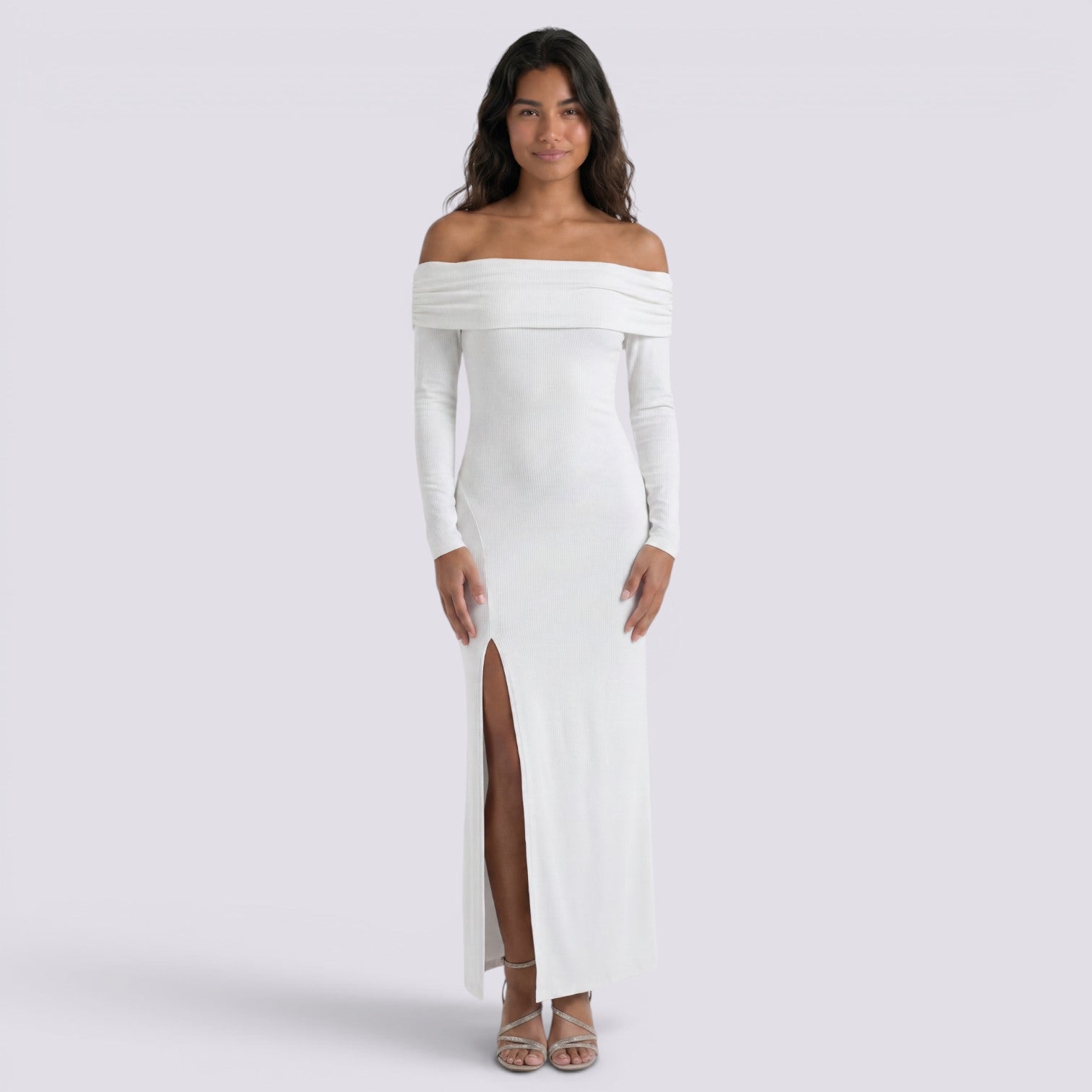 Vestido Midi Ajustado Mujer
