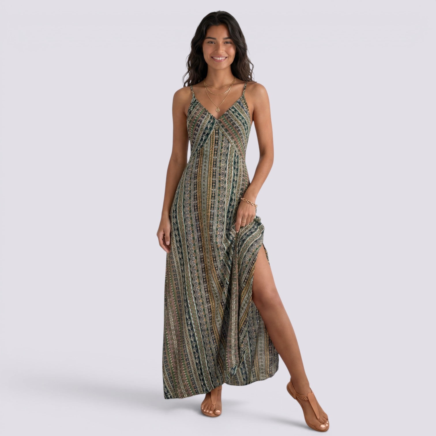Vestido Maxi Largo Boho Mujer Verano
