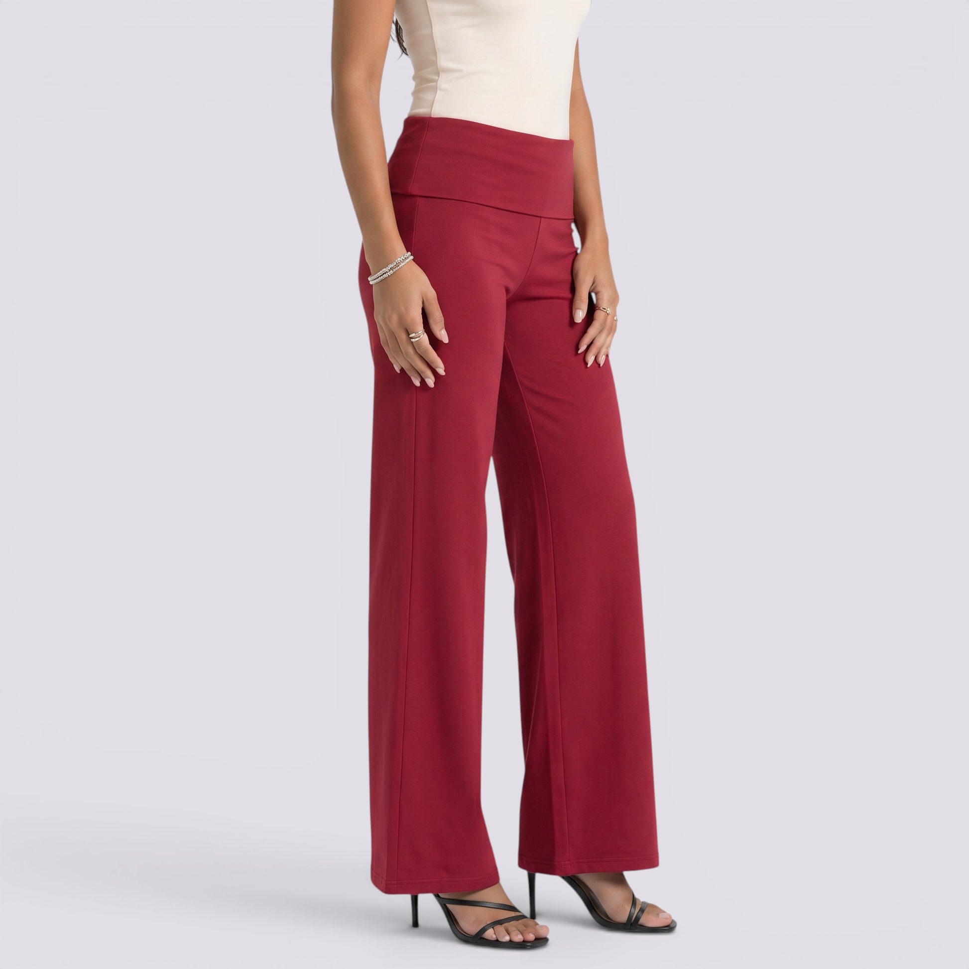 Pantalón Ancho Mujer Casual